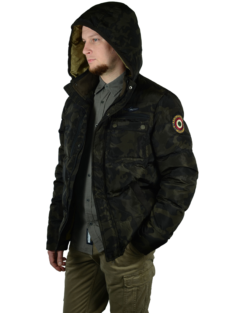 Куртка AERONAUTICA MILITARE camo scuro (AB 1413) 