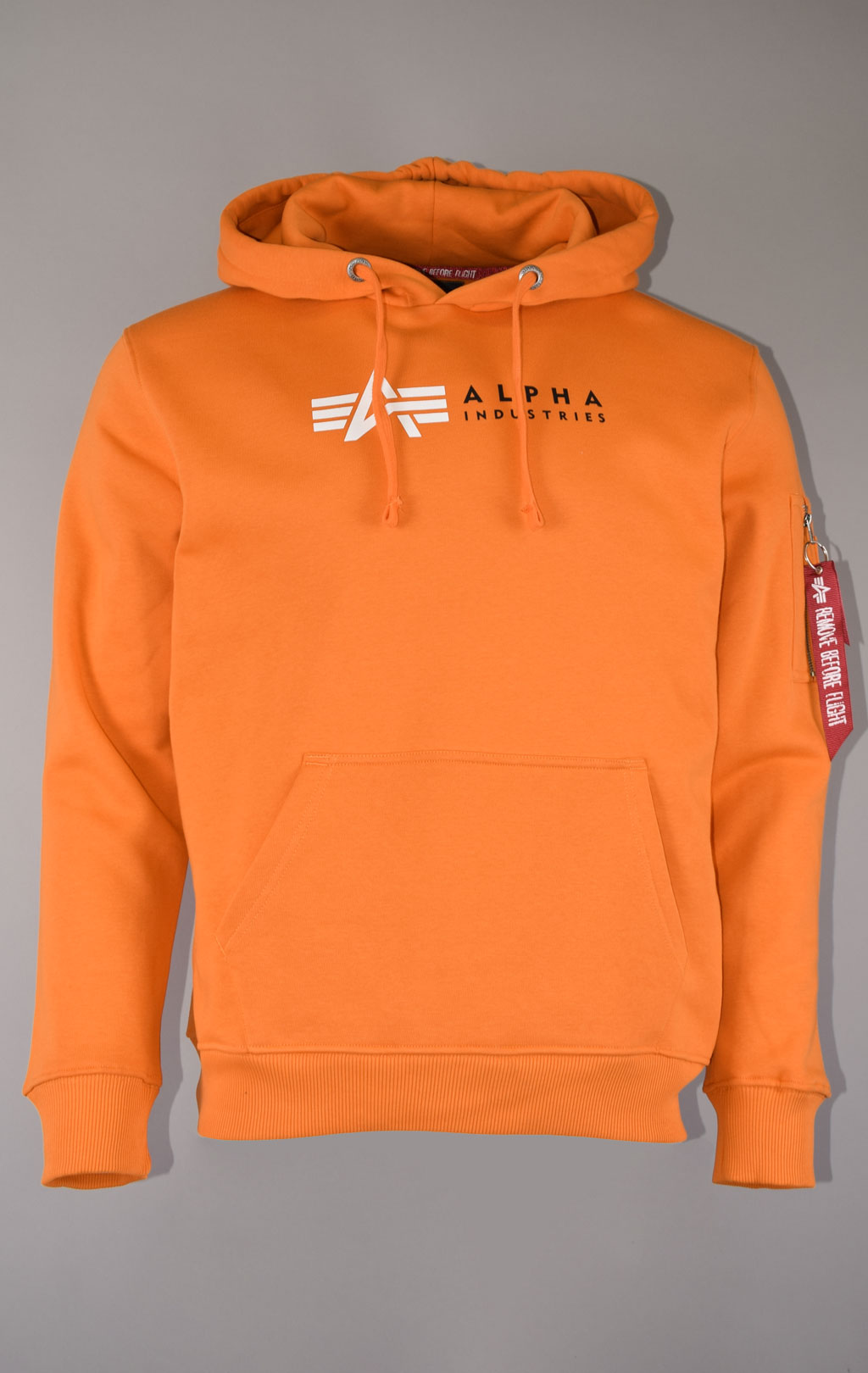 Толстовка ALPHA INDUSTRIES ALPHA LABEL HOODY Alpha orange 