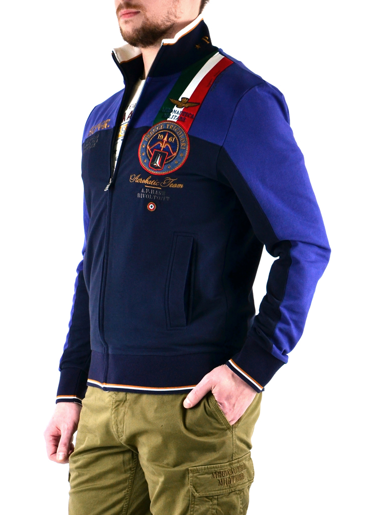 Толстовка AERONAUTICA MILITARE inchiostro/blue (FE 1245) 