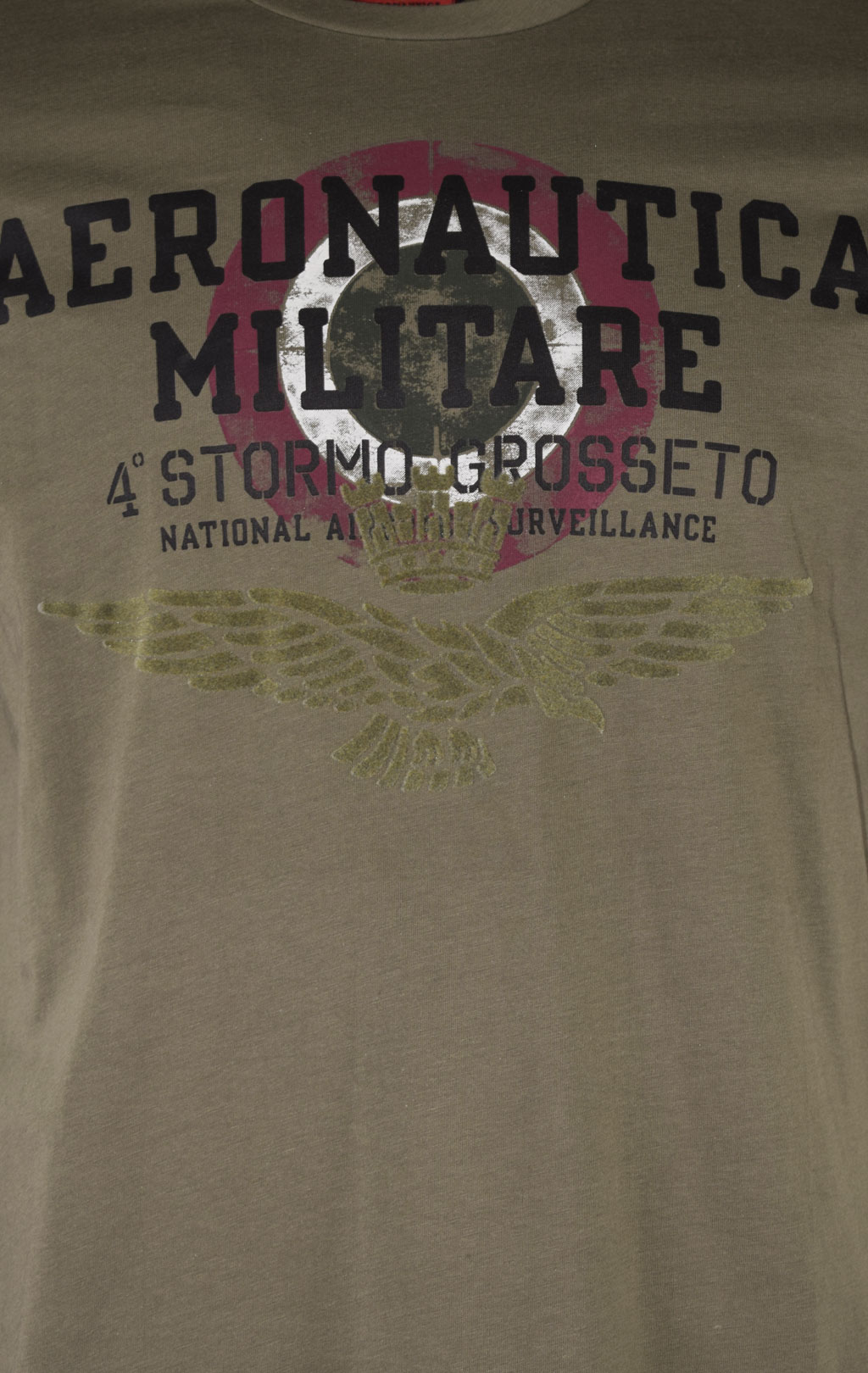 Футболка AERONAUTICA MILITARE SS 22/TR verde militare (TS 1940) 