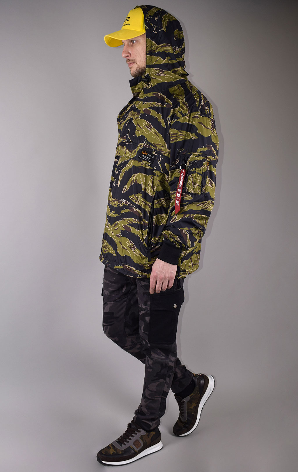 Анорак ALPHA INDUSTRIES GLIDER ANORAK tiger camo 