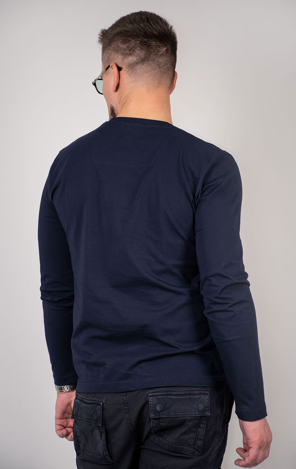 Лонгслив AERONAUTICA MILITARE FW 24/25/TR dark blue (TS 2324) 