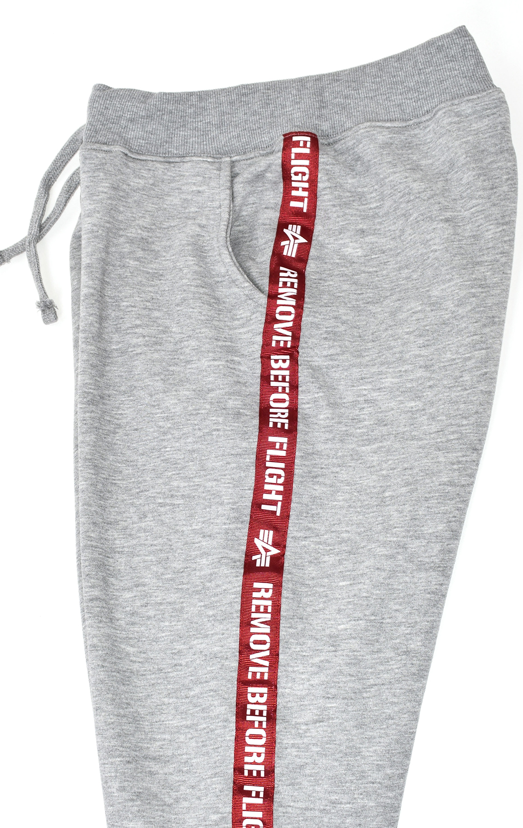 Брюки спортивные джоггеры ALPHA INDUSTRIES RBF TAPE JOGGER grey heather 