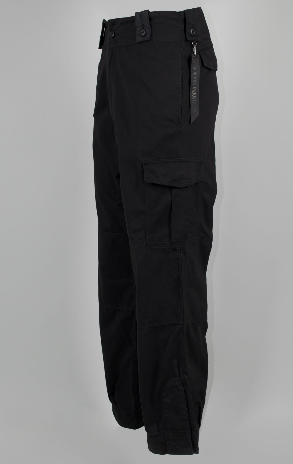 Брюки-карго ALPHA INDUSTRIES BELGIAN PANT M-64 плотные FW 24/25 black 