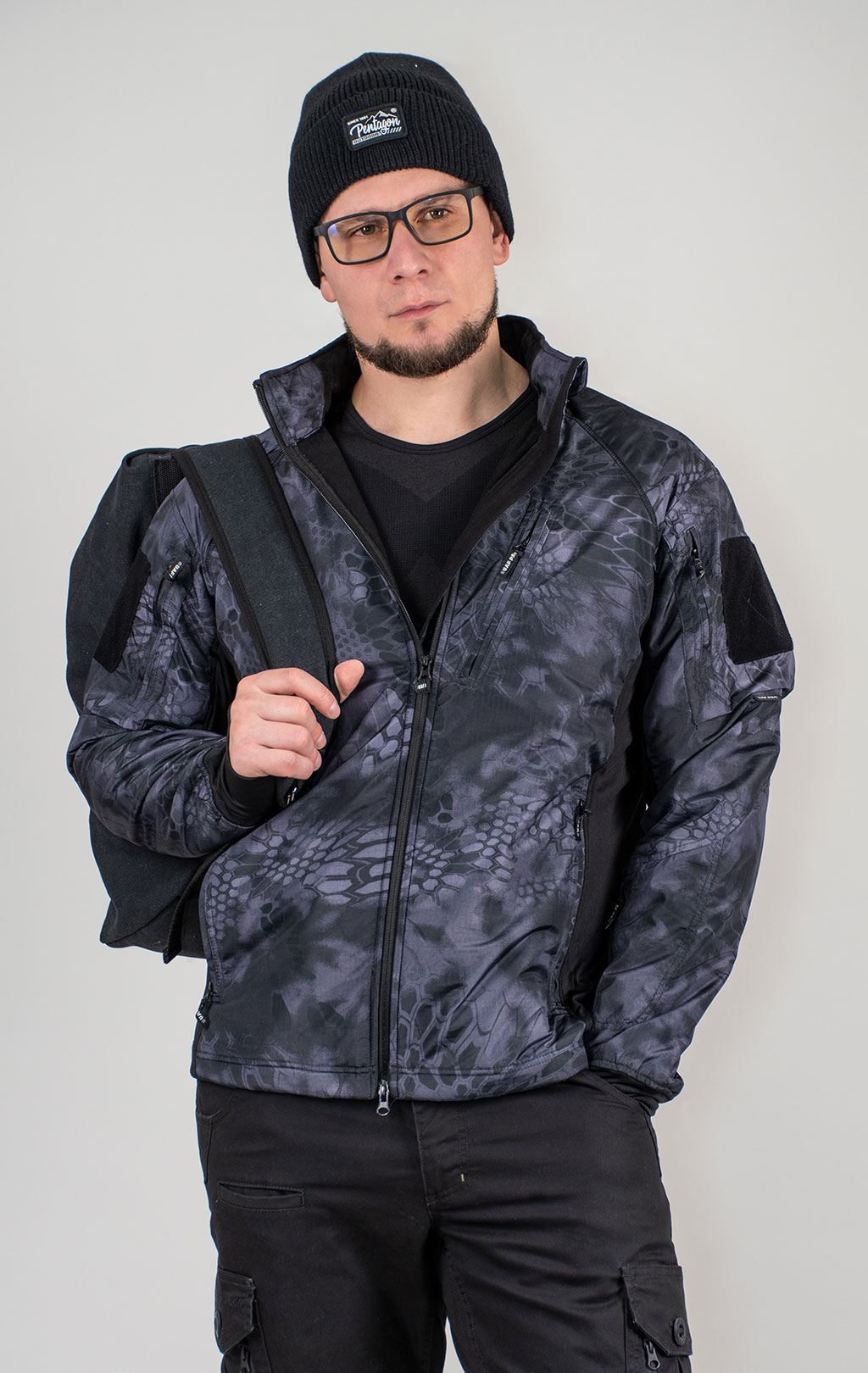 Куртка SABADO-JUNGLEBASE TACTICAL JACKET black python f-1919 