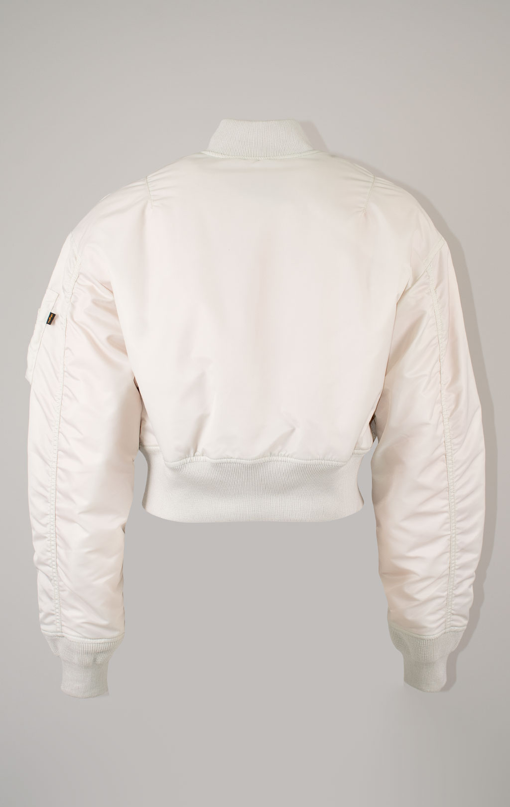 Женский бомбер ALPHA INDUSTRIES CROPPED MA-1 FW 25/26 dune white 