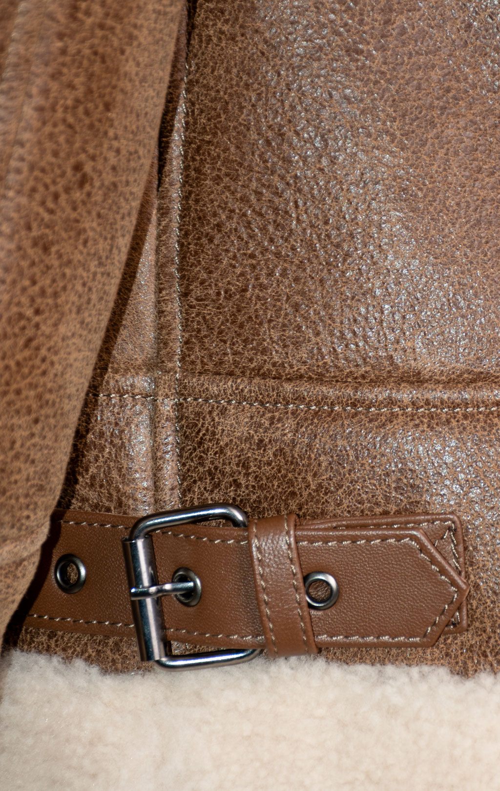 Куртка-пилот KODZIC B-3 HOODED SLIM FIT овчина FW 25/26 vintage khaki 