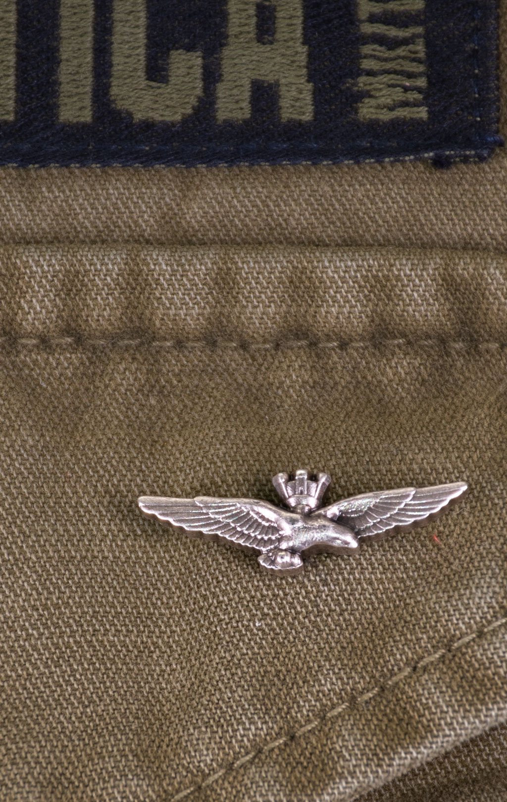 Ветровка M-65 AERONAUTICA MILITARE SS 26/IN lichen green (AB 3044) 
