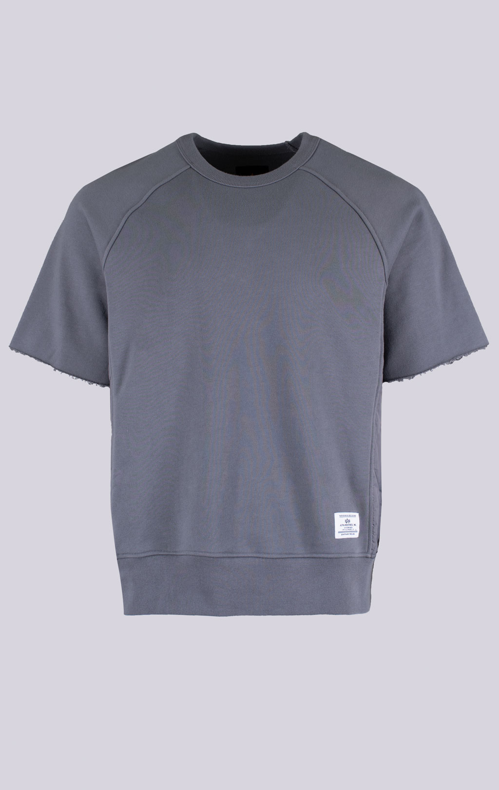 Свитшот ALPHA INDUSTRIES SHORT SLEEVE SWEATSHIRT SS 24 m aircraft gray 