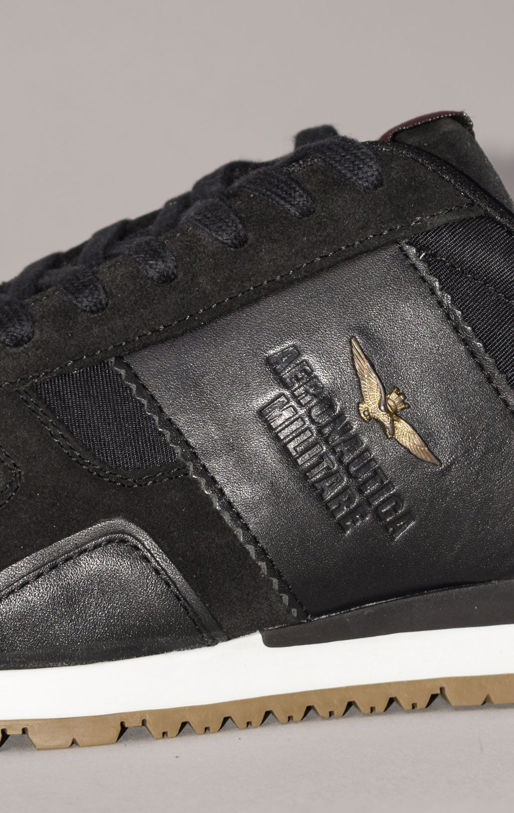 Кроссовки AERONAUTICA MILITARE SS 23 m/PT jet black (SC 246)