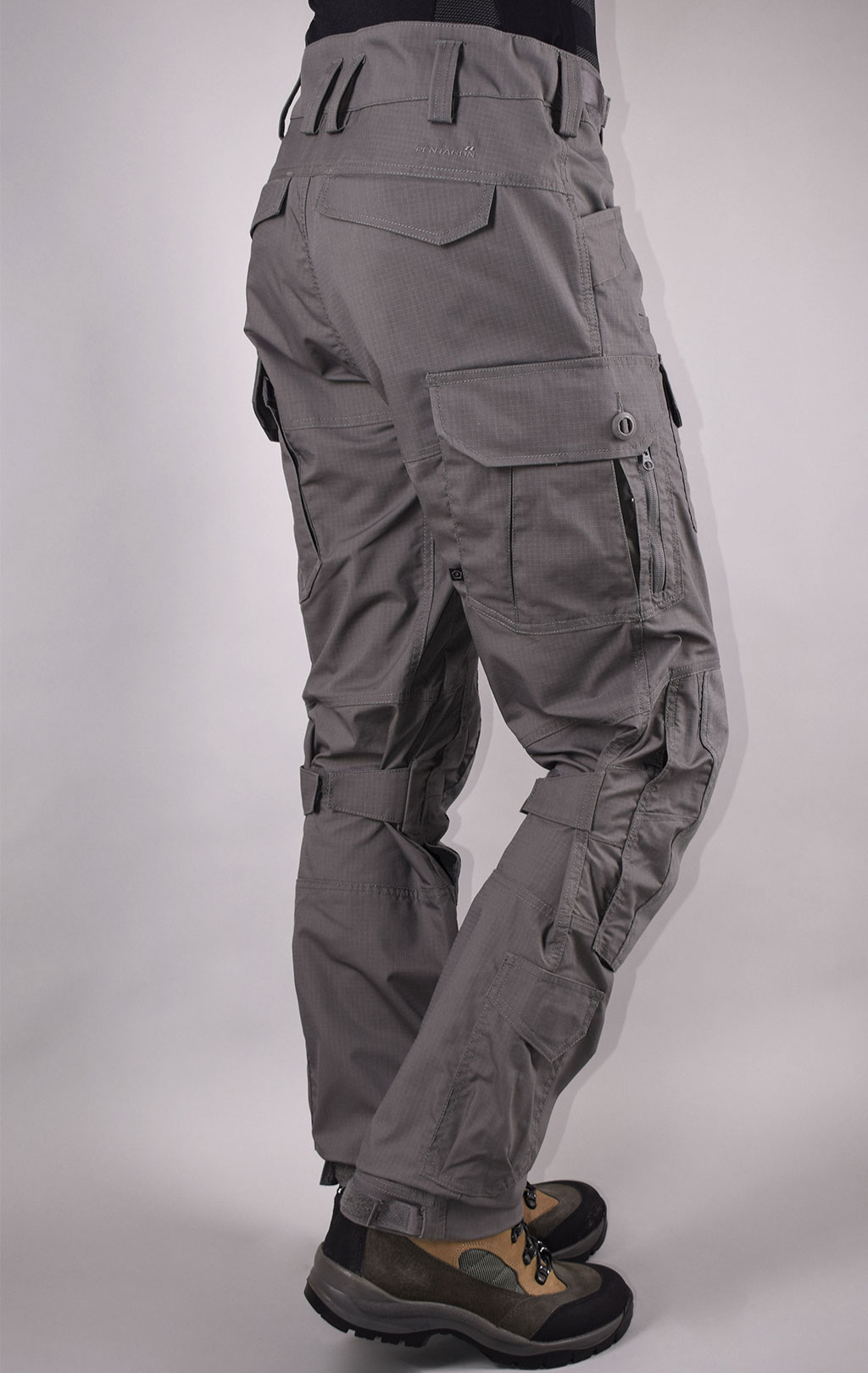 Брюки тактические Pentagon WOLF big size хлопок35%/полиэстер65% Rip-Stop stretch grey wolf 05031 
