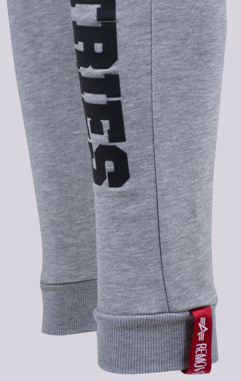 Брюки спортивные джоггеры ALPHA INDUSTRIES BIG LETTERS JOGGER grey heather 