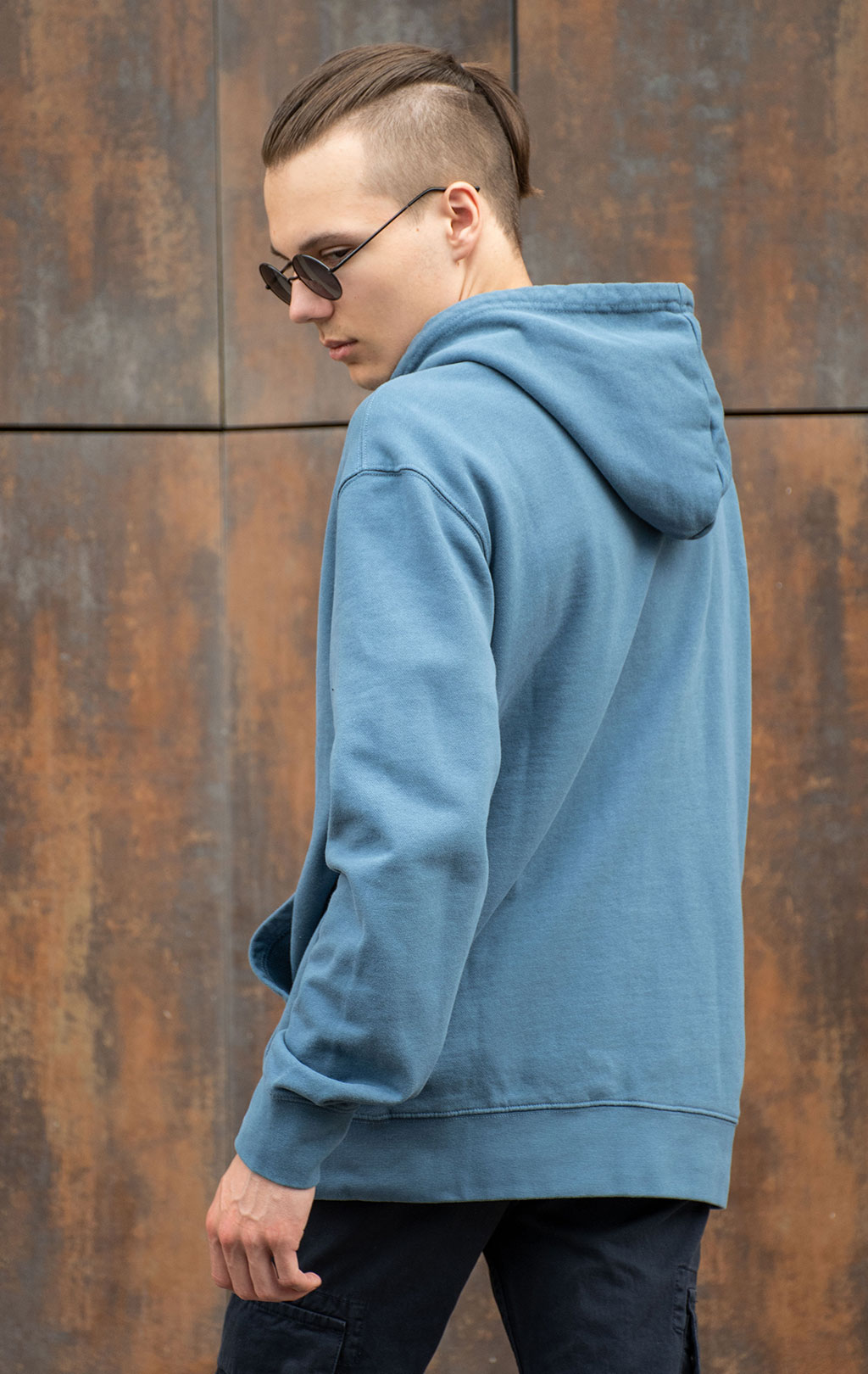 Толстовка ALPHA INDUSTRIES ALPHA RANSOM HOODIE SS 24 m copen blue 