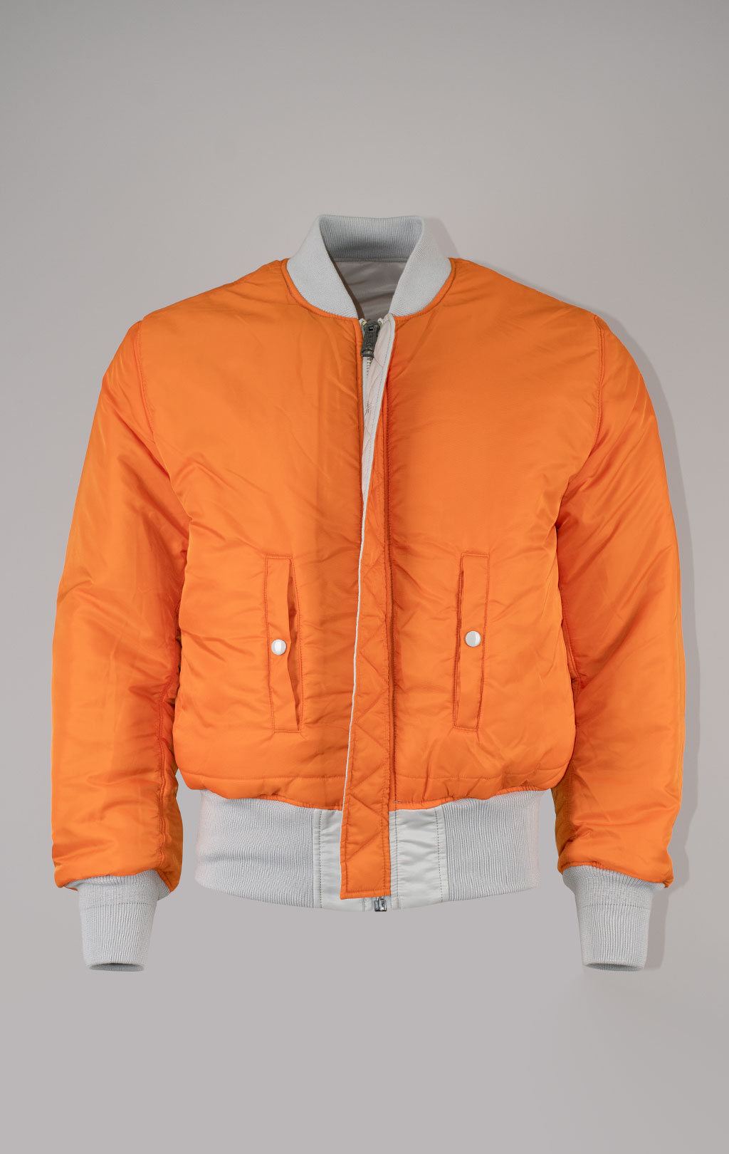 Бомбер ALPHA INDUSTRIES ORIGINAL FIT MA-1 SS 25 m light gray 