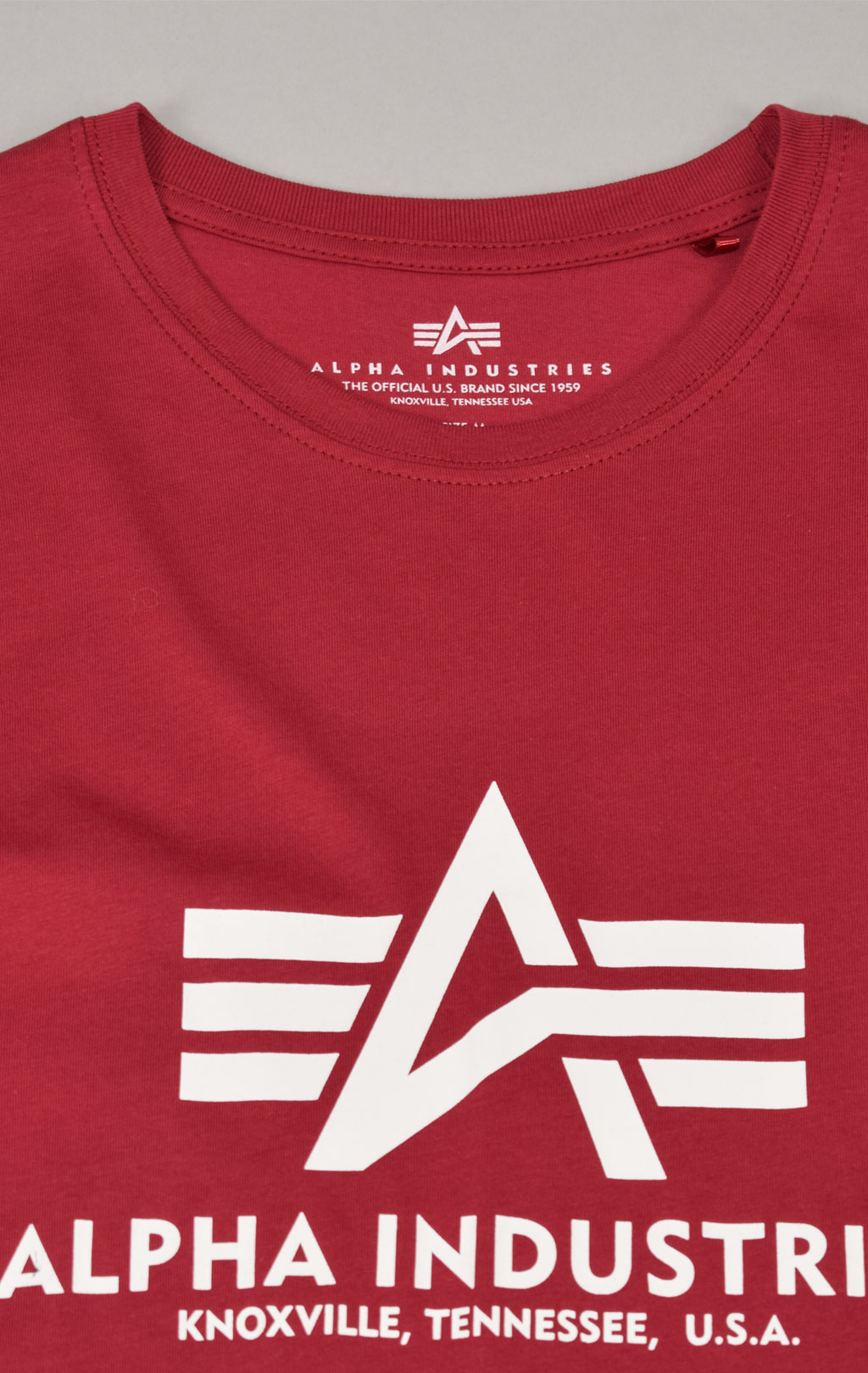 Футболка ALPHA INDUSTRIES BASIC T RBF red 