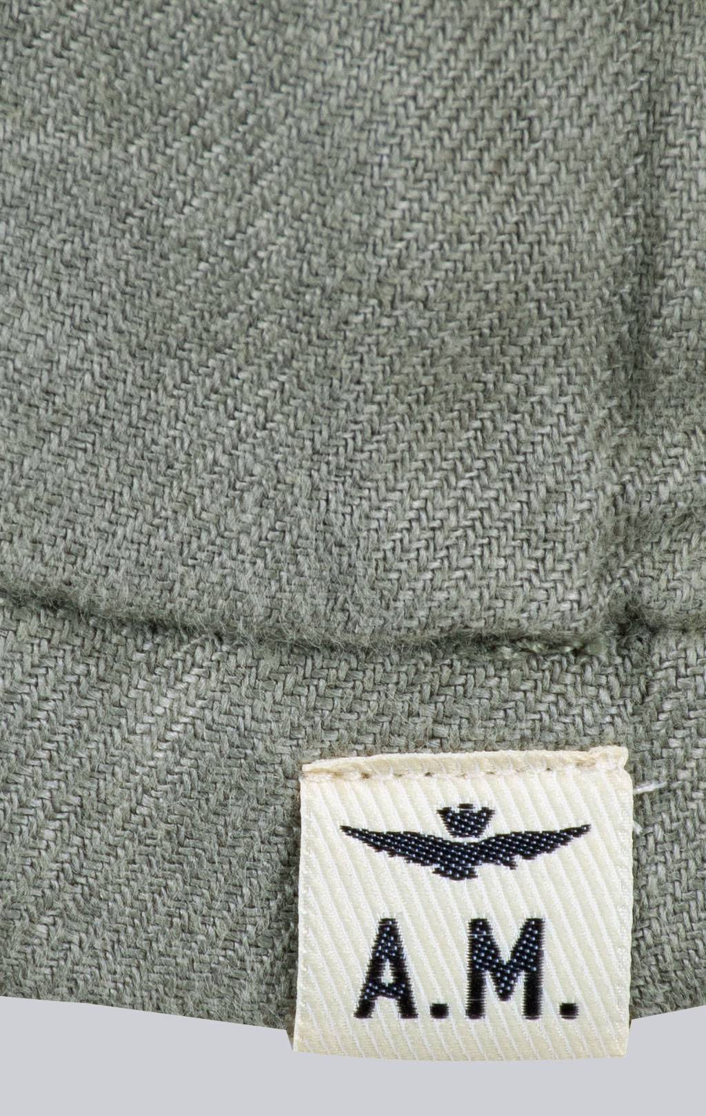 Рубашка AERONAUTICA MILITARE big size SS 26/IN lichen green (AC 0040) 