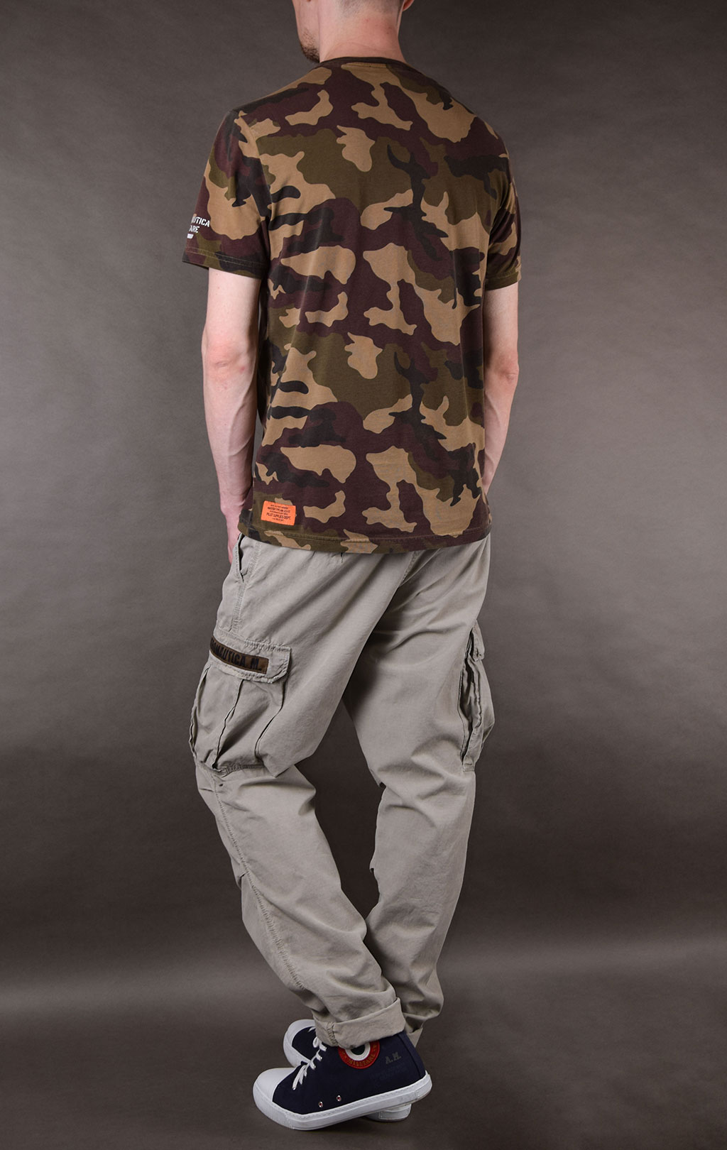 Футболка AERONAUTICA MILITARE SS19 camouflage verde (TS 1604) 