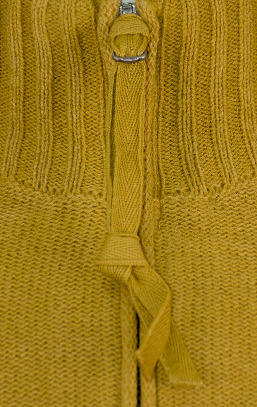 Свитер на молнии AERONAUTICA MILITARE FW 25/26/IN gold flake yellow (MA 1585) 