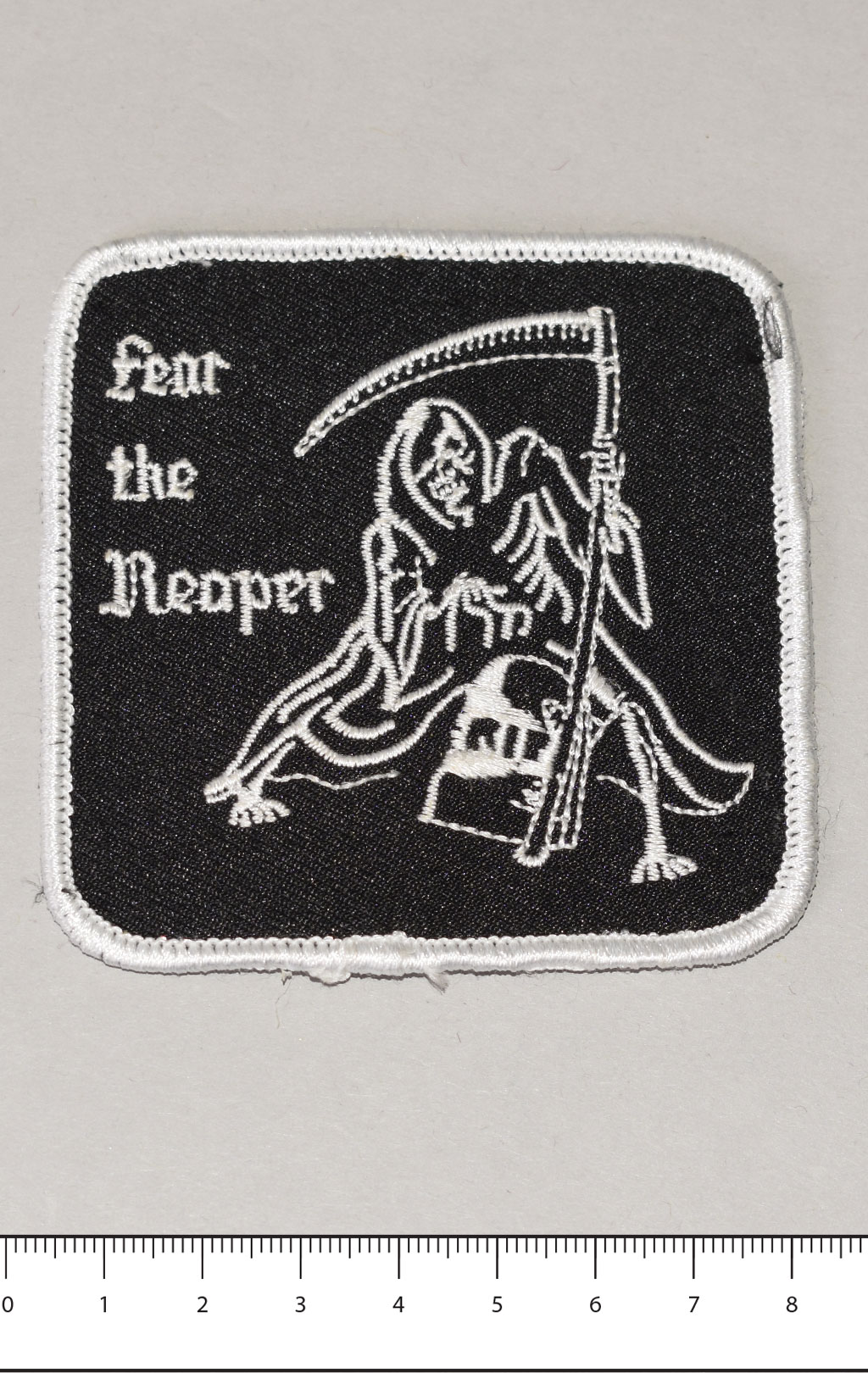 Нашивка Fear the reaper black (FL8) 