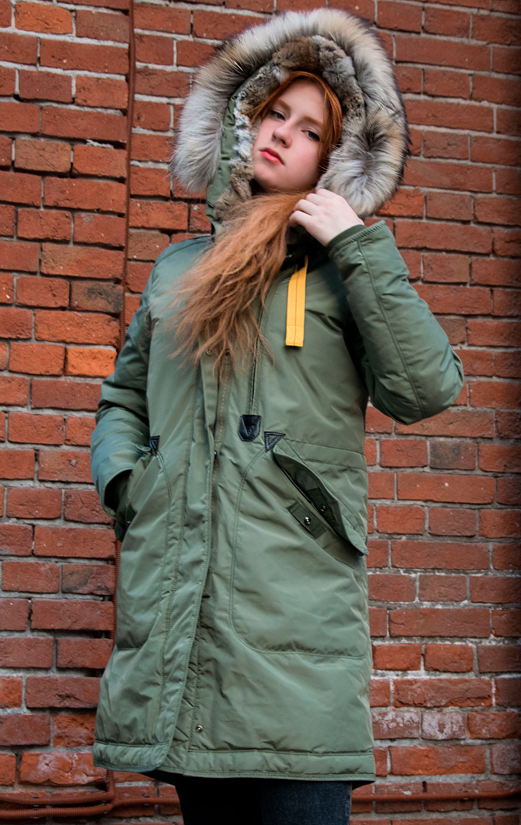 Женская парка PARAJUMPERS TANK FW 19/20 military 