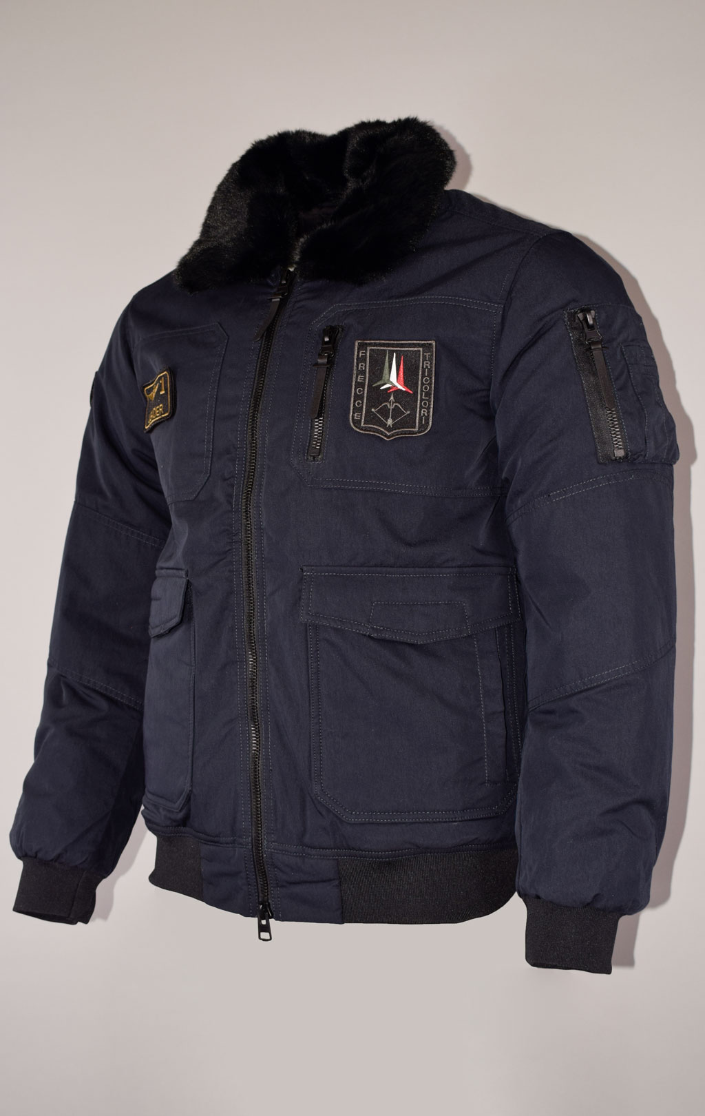 Куртка-пилот AERONAUTICA MILITARE FW 22/23 m/BD blue scuro (AB 2041) 