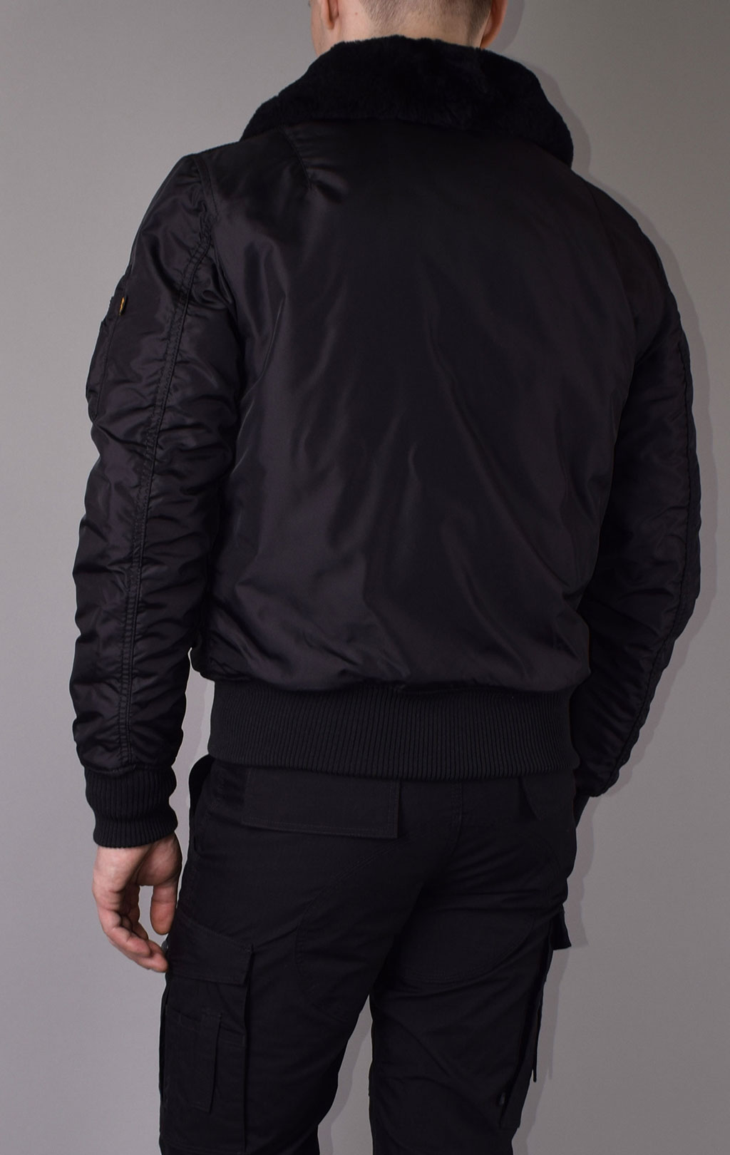 Куртка-пилот ALPHA INDUSTRIES INJECTOR-III big size black 