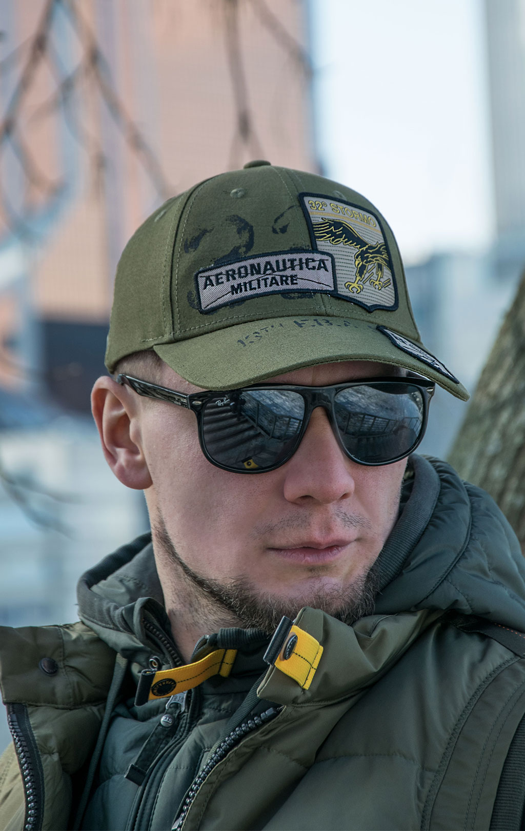 Бейсболка AERONAUTICA MILITARE FW 22/23/CN verdone (HA 1118)