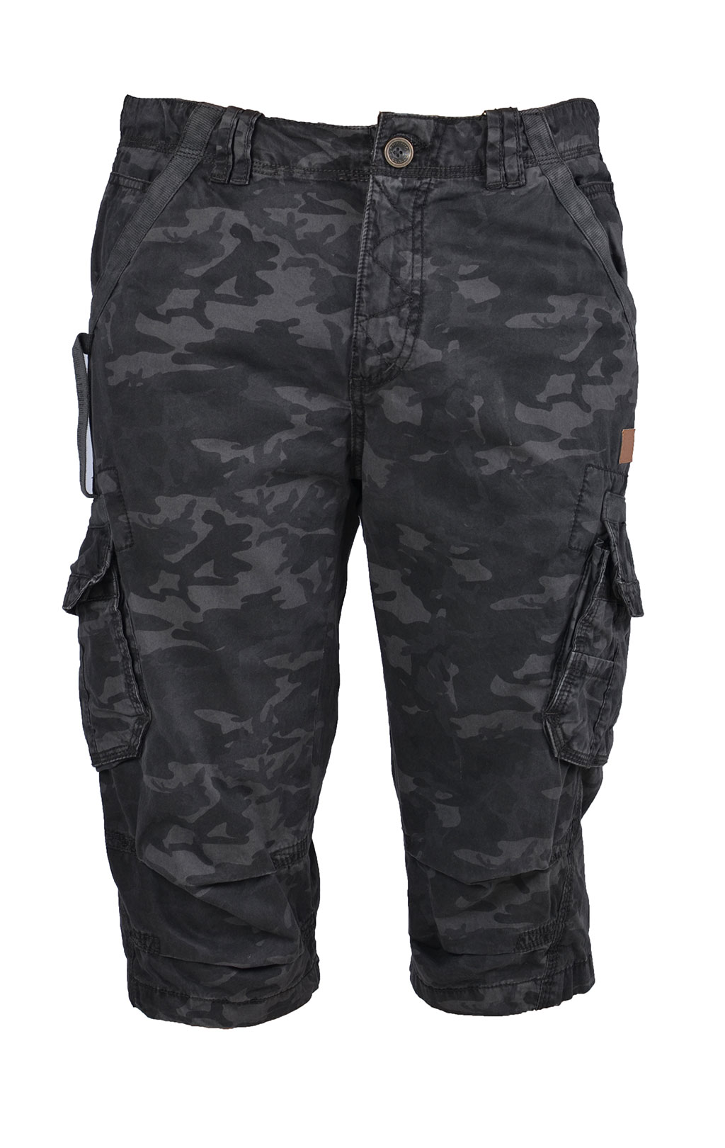 Шорты ALPHA INDUSTRIES IMPERIAL 3/4 black camo 