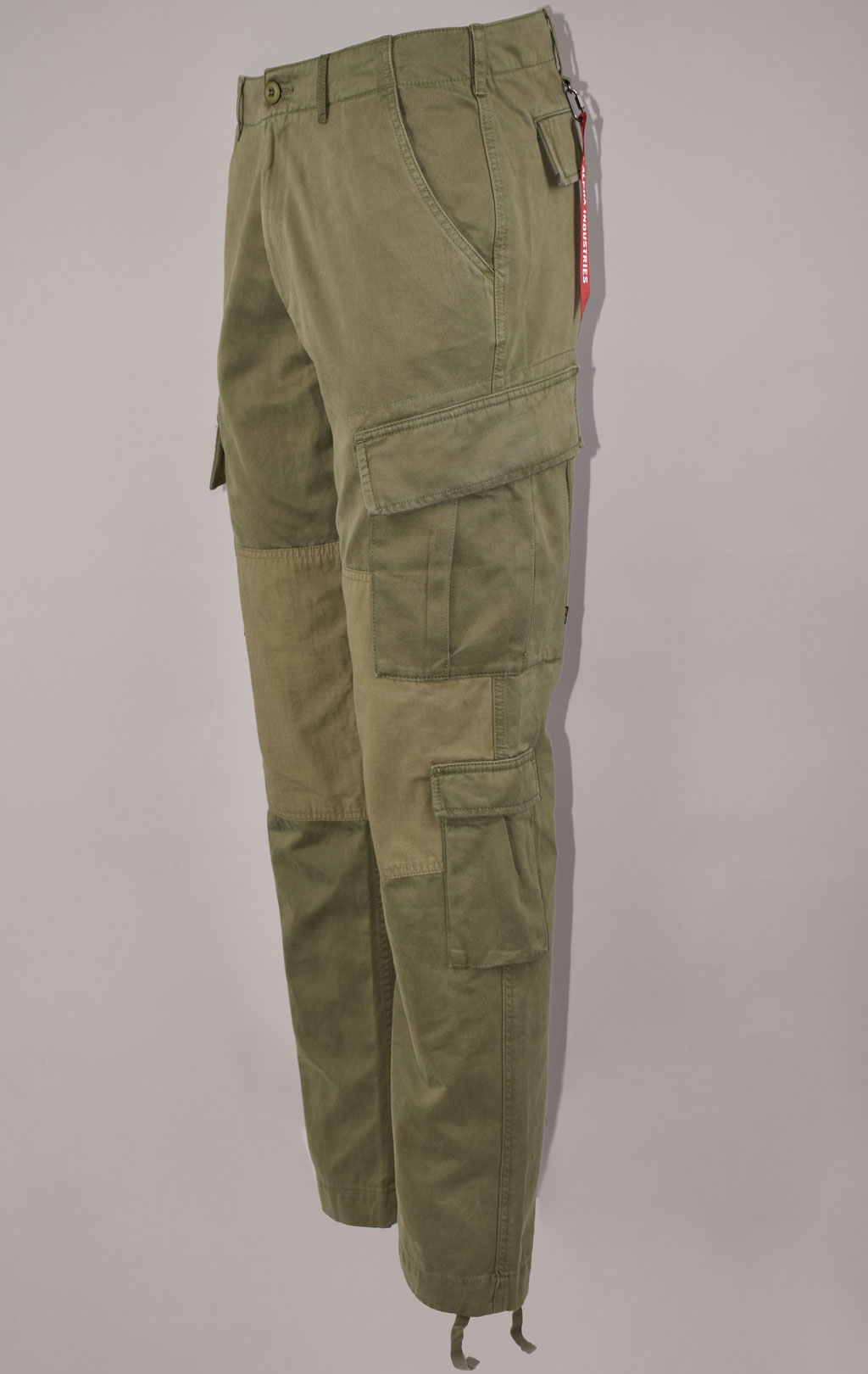 Брюки-карго ALPHA INDUSTRIES ACU PANT плотные dark olive 