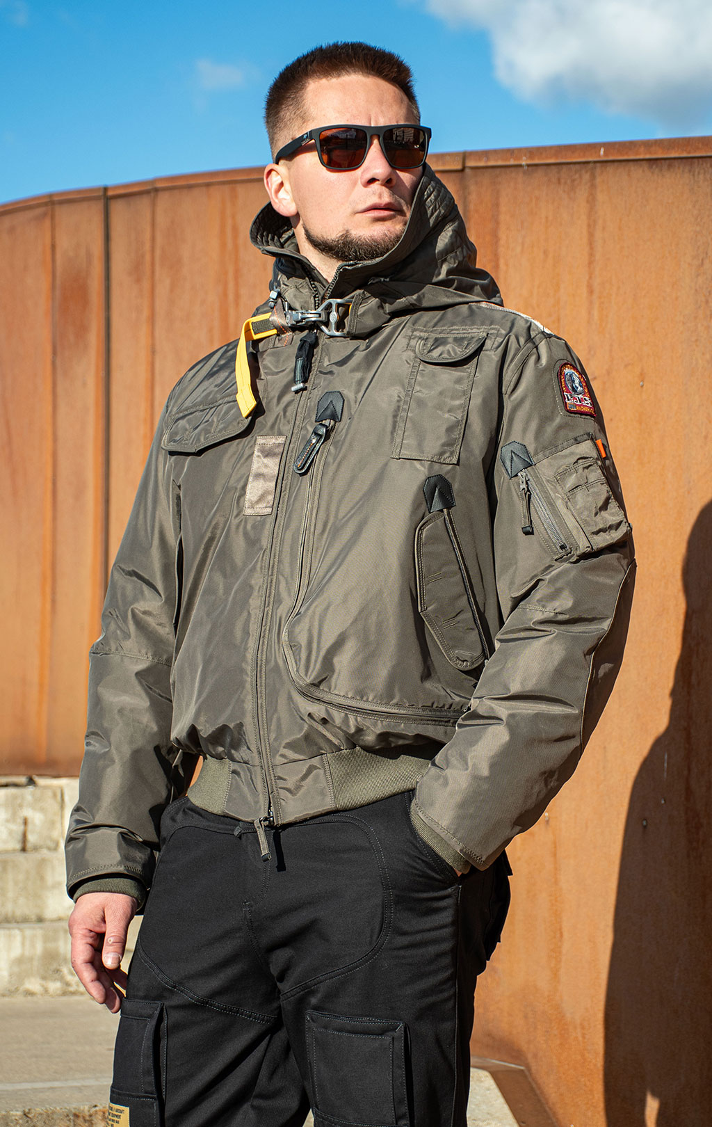 Аляска-пуховик PARAJUMPERS GOBI FW 25/26 olive grey 