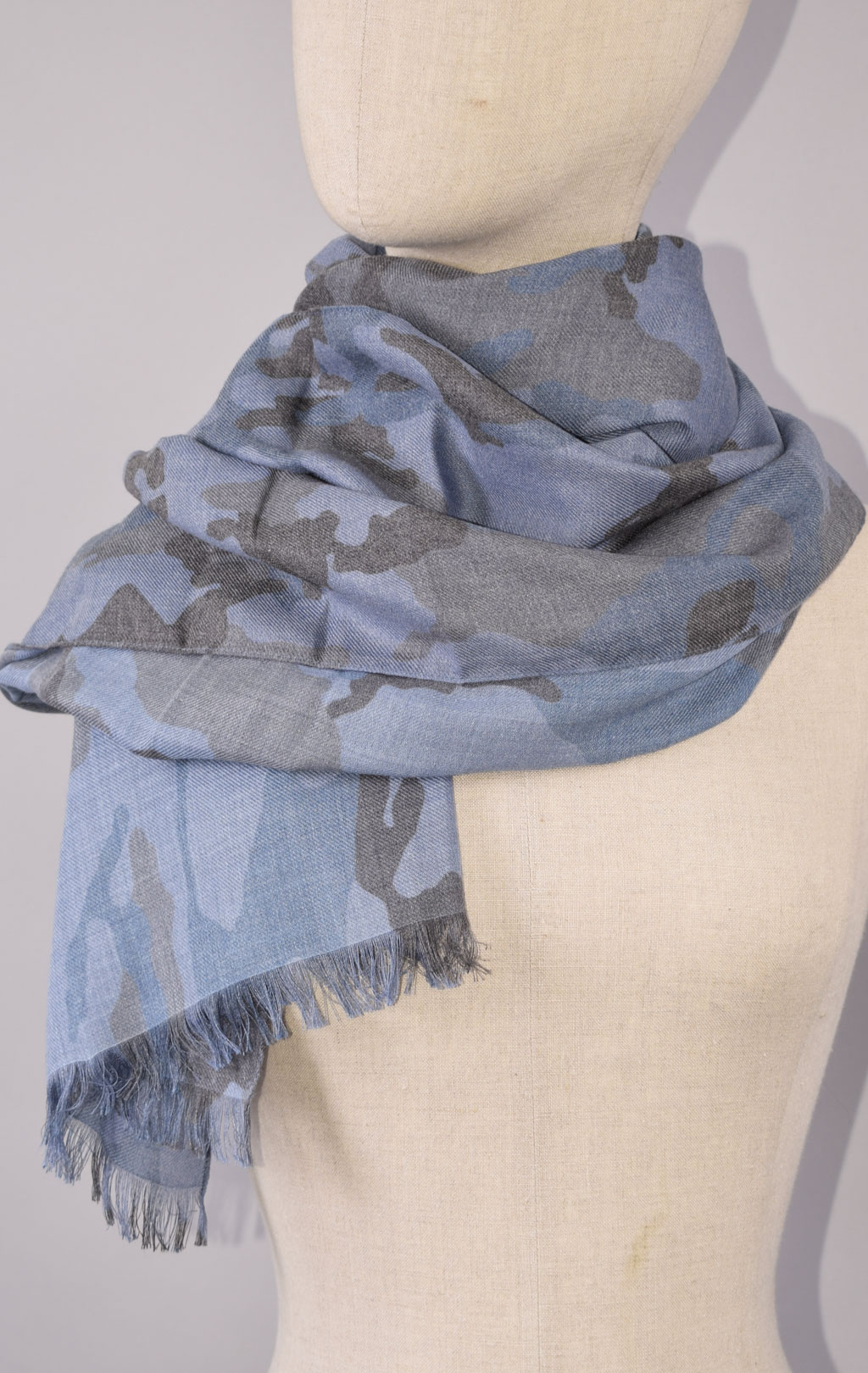 Шарф AERONAUTICA MILITARE FW 23/24/IT camouflage blue (SH 1115) 