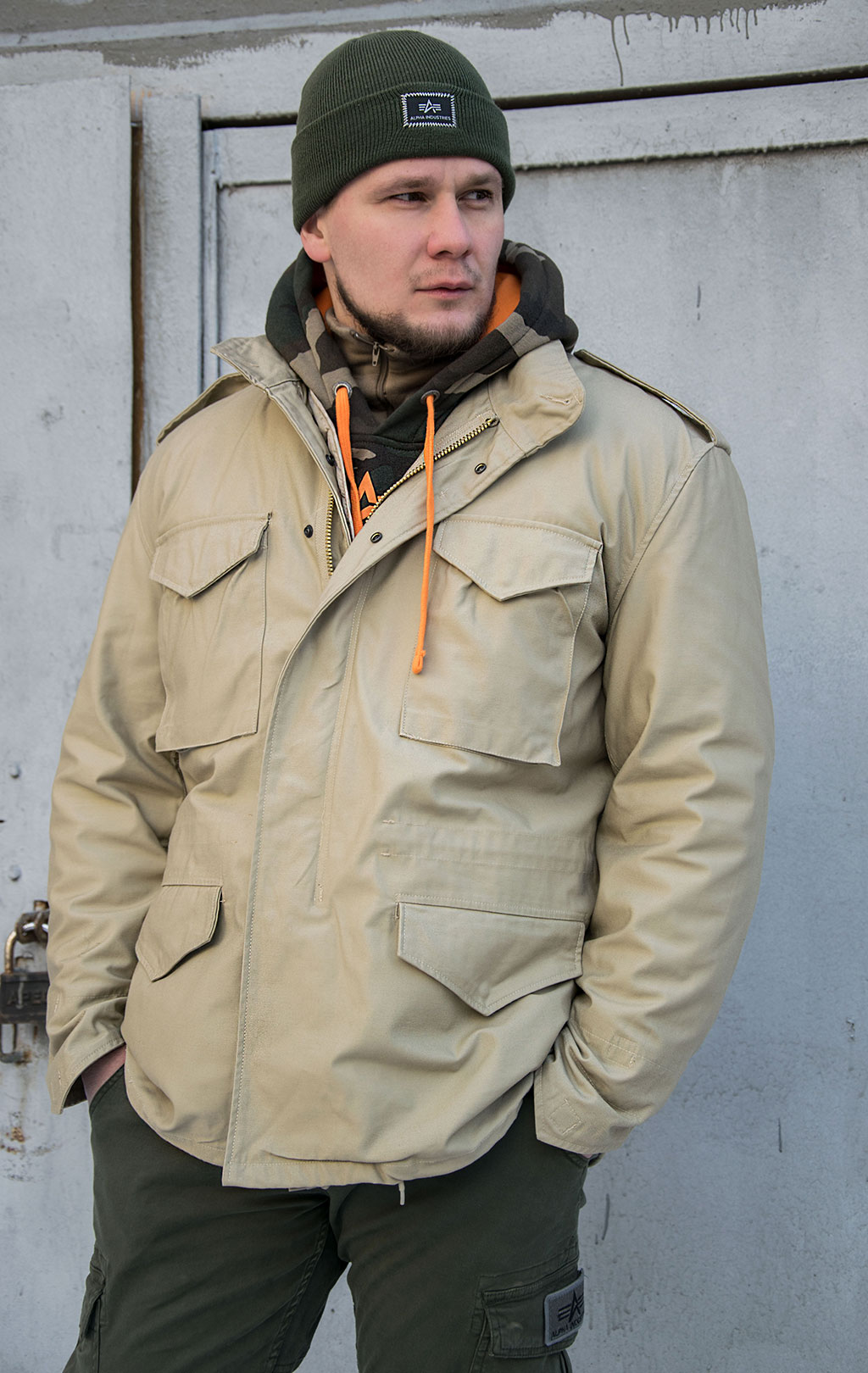 Куртка TEESAR CLASSIC M-65 с подстёжкой khaki 