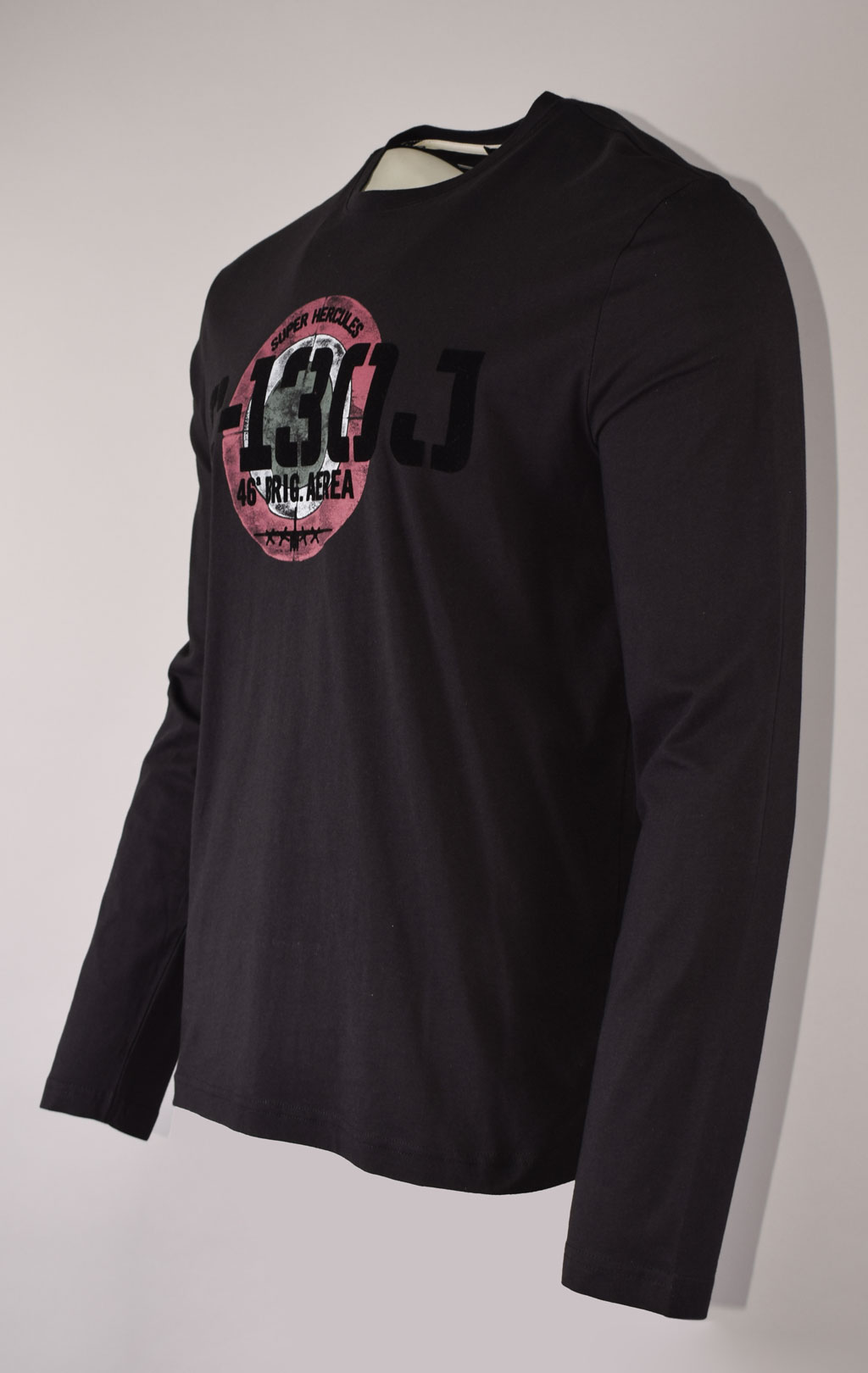 Лонгслив AERONAUTICA MILITARE FW 23/24/BD jet black (TS 2145)