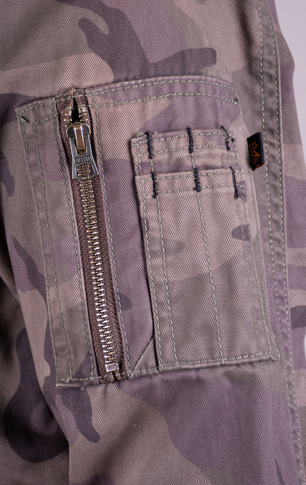 Ветровка ALPHA INDUSTRIES M-65 HUNTINGTON dark olive camo 