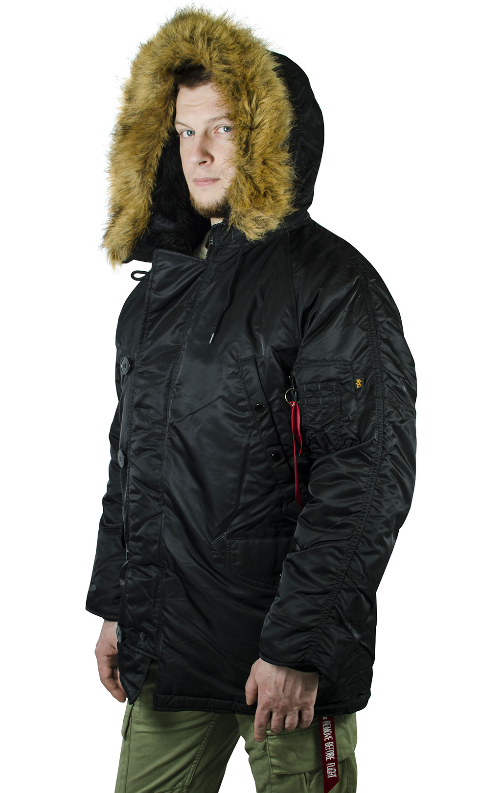 Аляска ALPHA INDUSTRIES CLASSIC big size N-3B black 