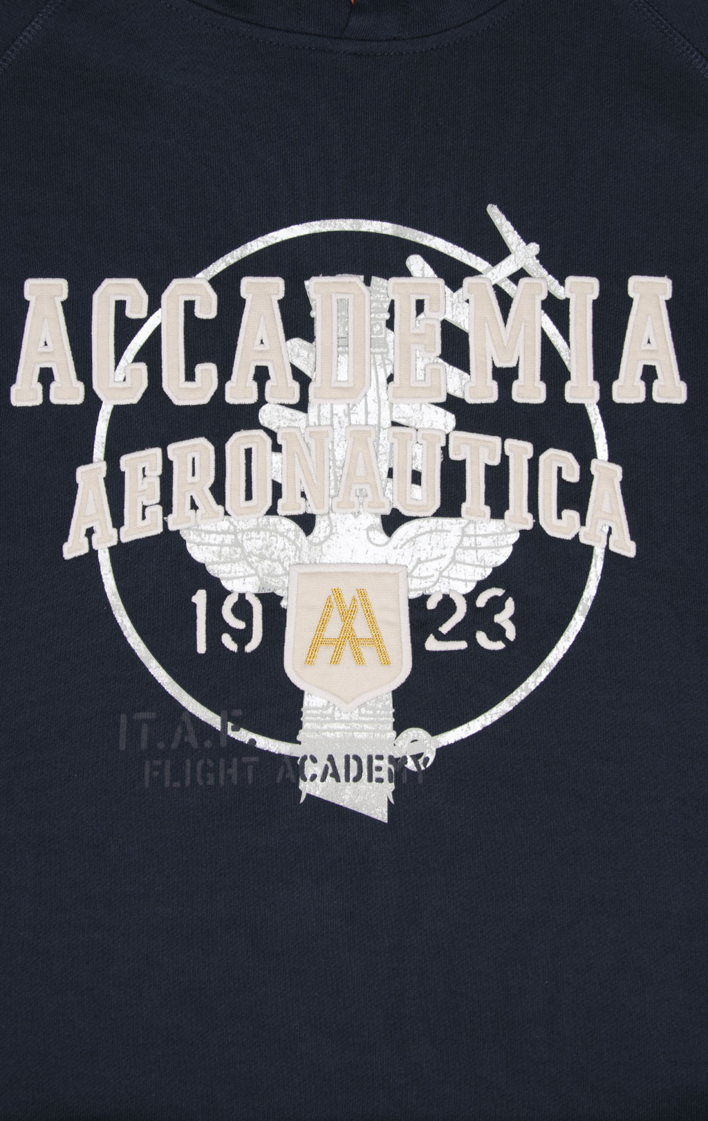 Толстовка с капюшоном AERONAUTICA MILITARE FW 24/25/TR dark blue (FE 1928) 
