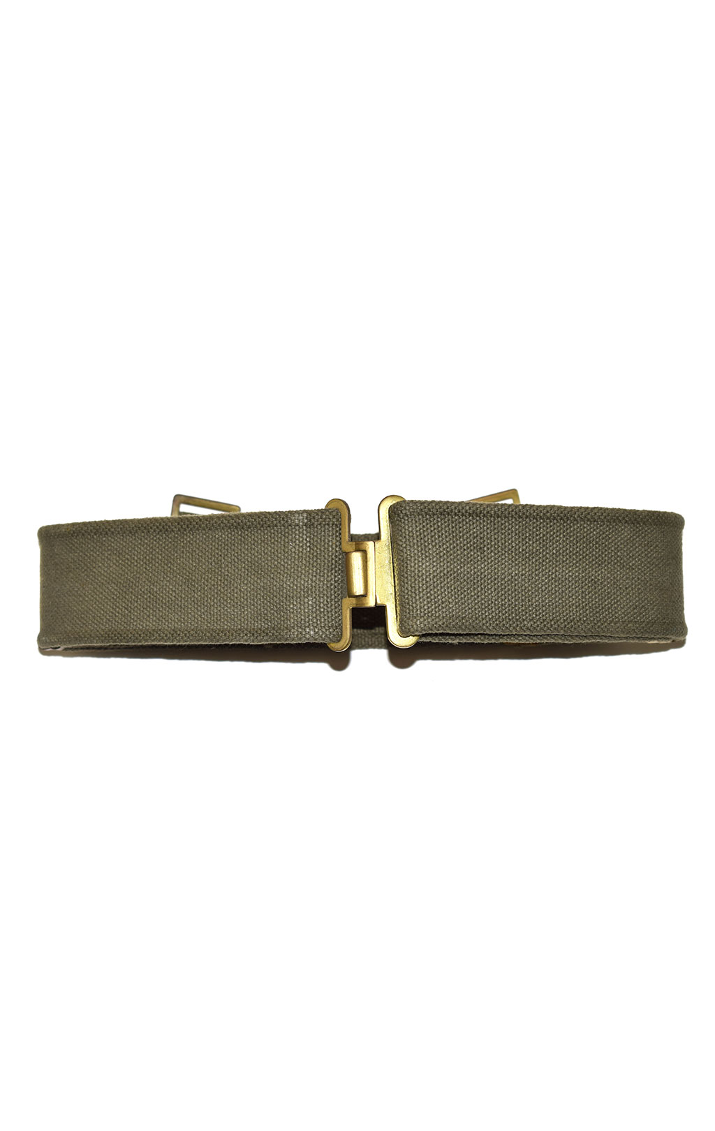 Ремень пистолетный брезент Gold Buckle olive б/у Италия