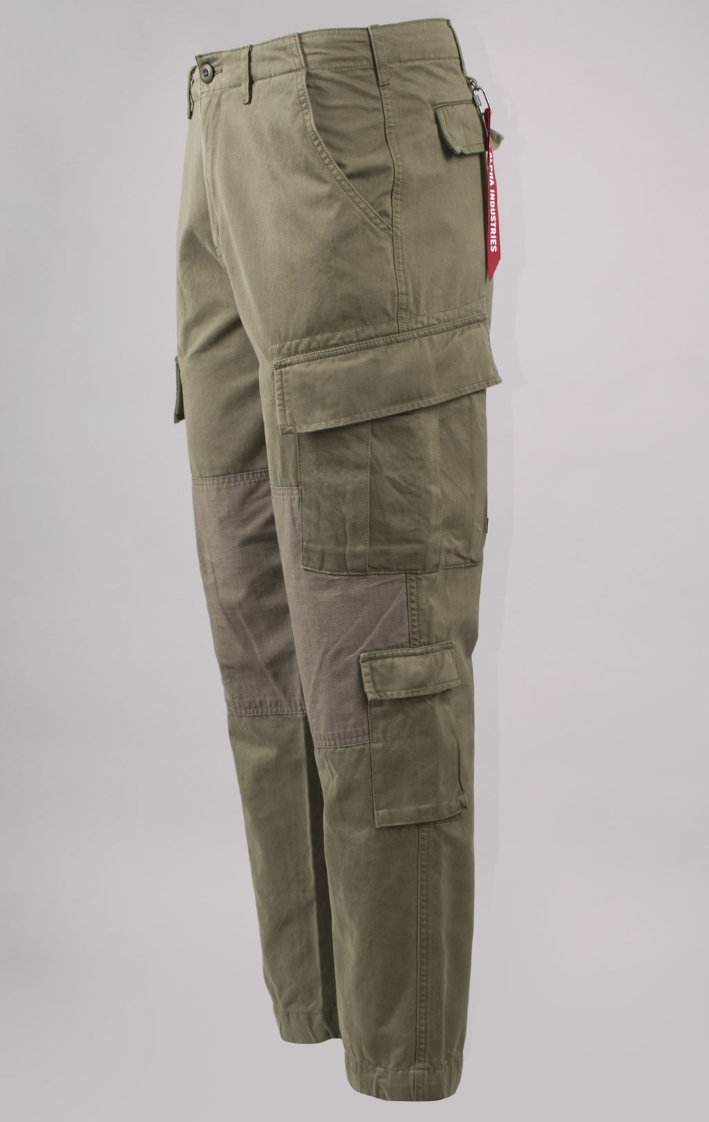 Брюки-карго ALPHA INDUSTRIES ACU PANT плотные FW 23/24 OG-107 green 