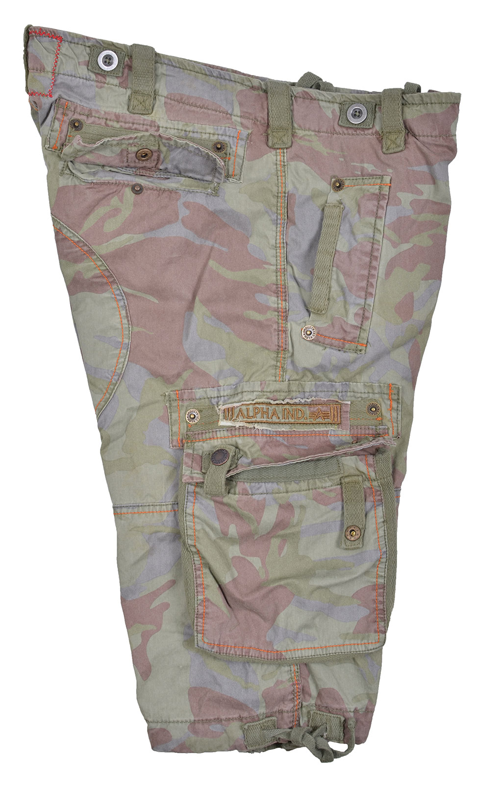 Шорты ALPHA INDUSTRIES TERMINAL C camo woodland 