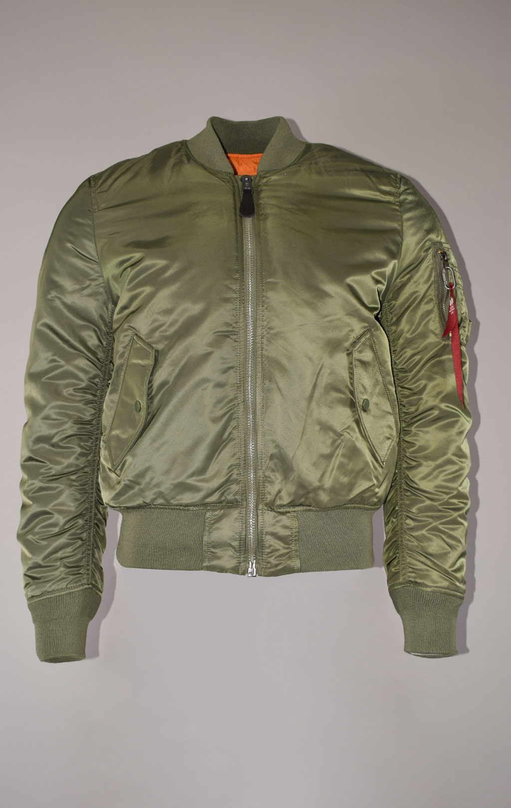 Бомбер ALPHA INDUSTRIES SLIM FIT/EUROPEAN FIT MA-1 FW 22/23 m sage green 