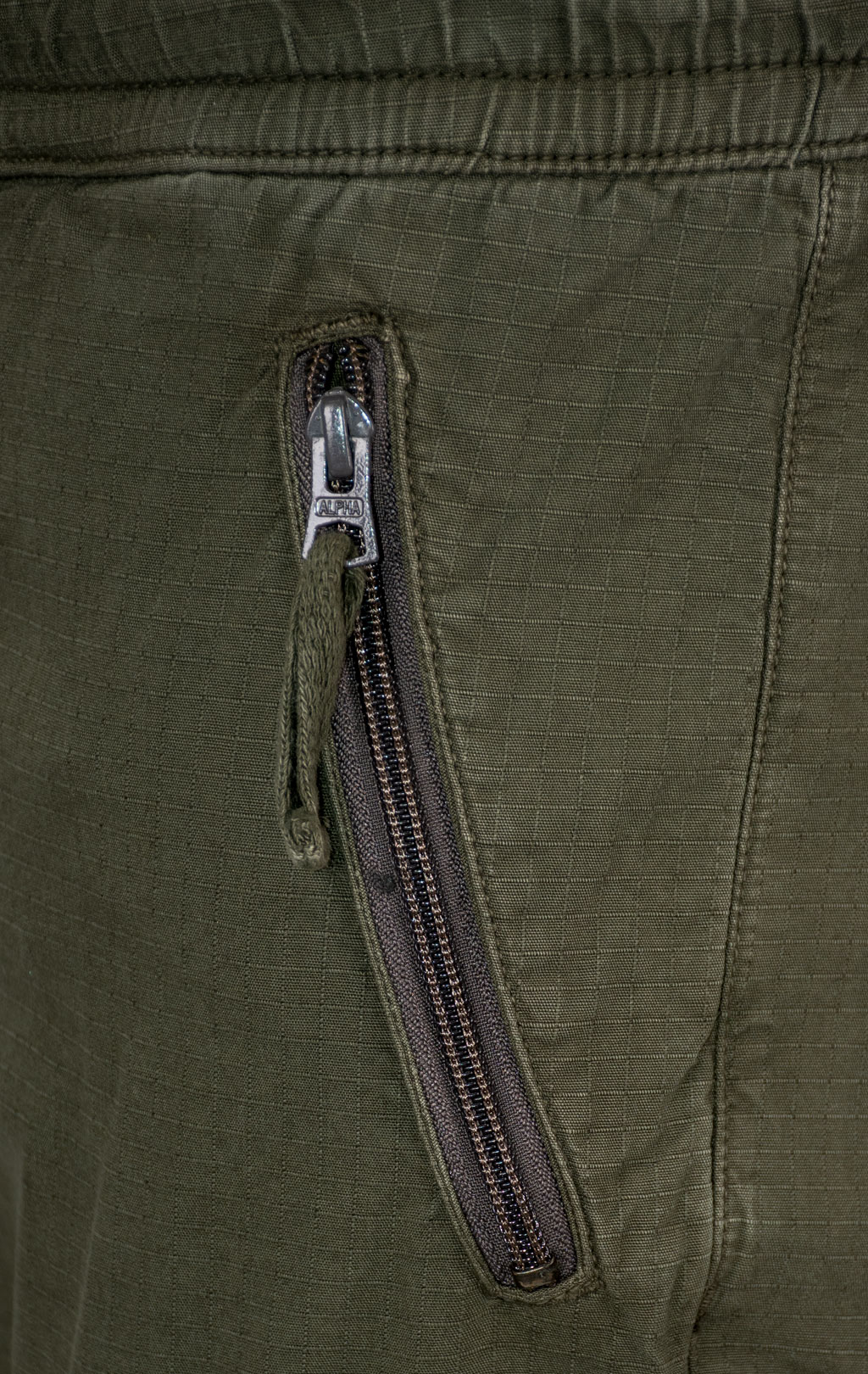 Брюки джоггеры ALPHA INDUSTRIES RIPSTOP JOGGER greyblack 