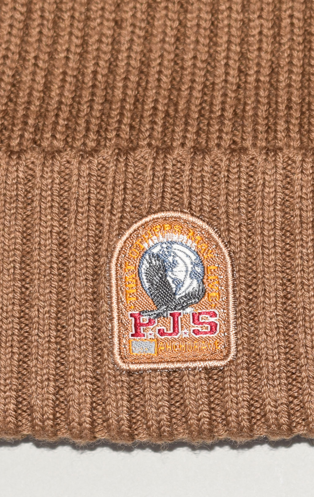 Шапка вязаная PARAJUMPERS RIB HAT FW 21/22 toffee 