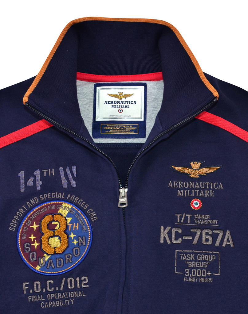 Толстовка AERONAUTICA MILITARE blue navy (FE 1250) 