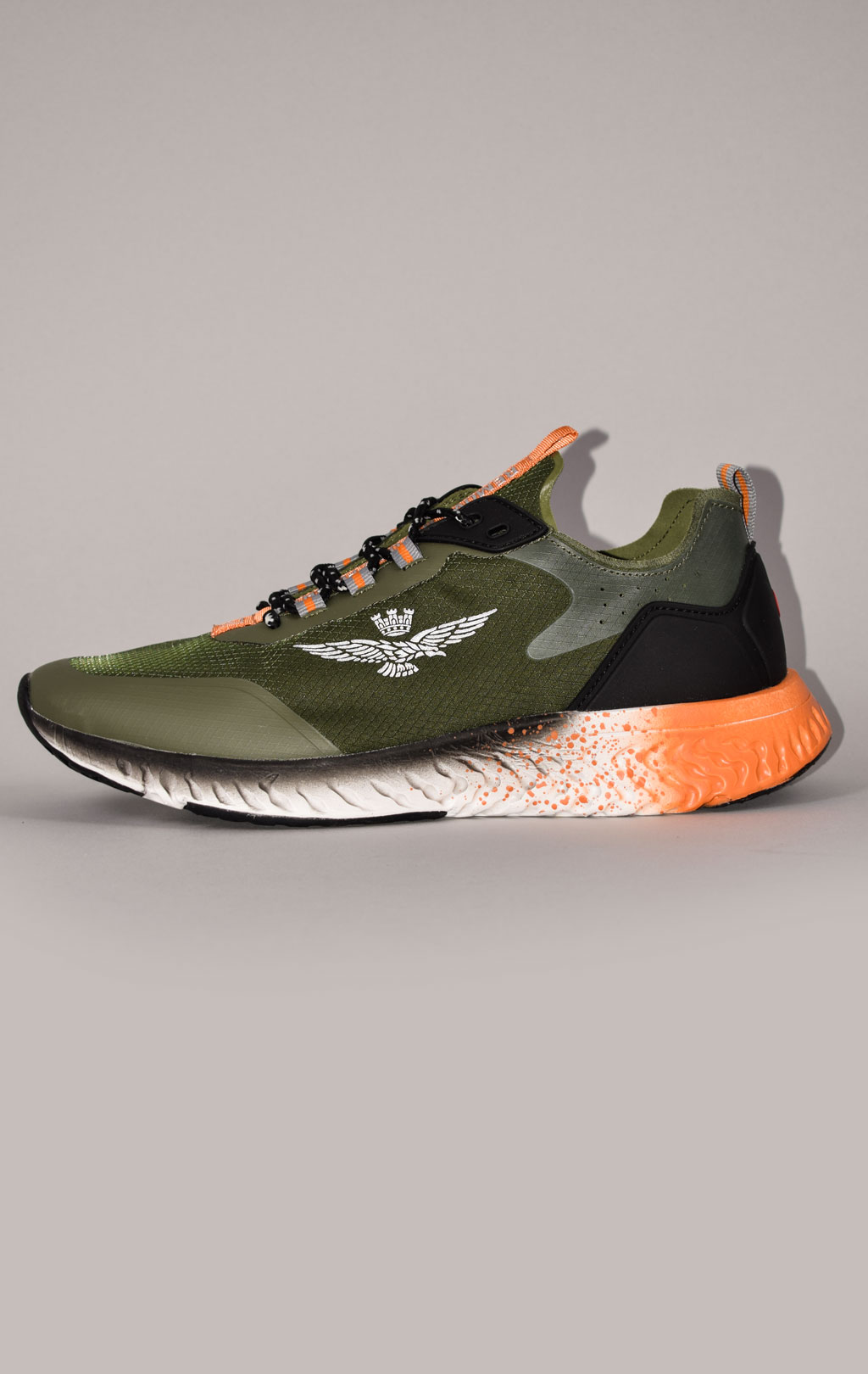Кроссовки AERONAUTICA MILITARE SS 22 m/CN verde militare (SC 216)