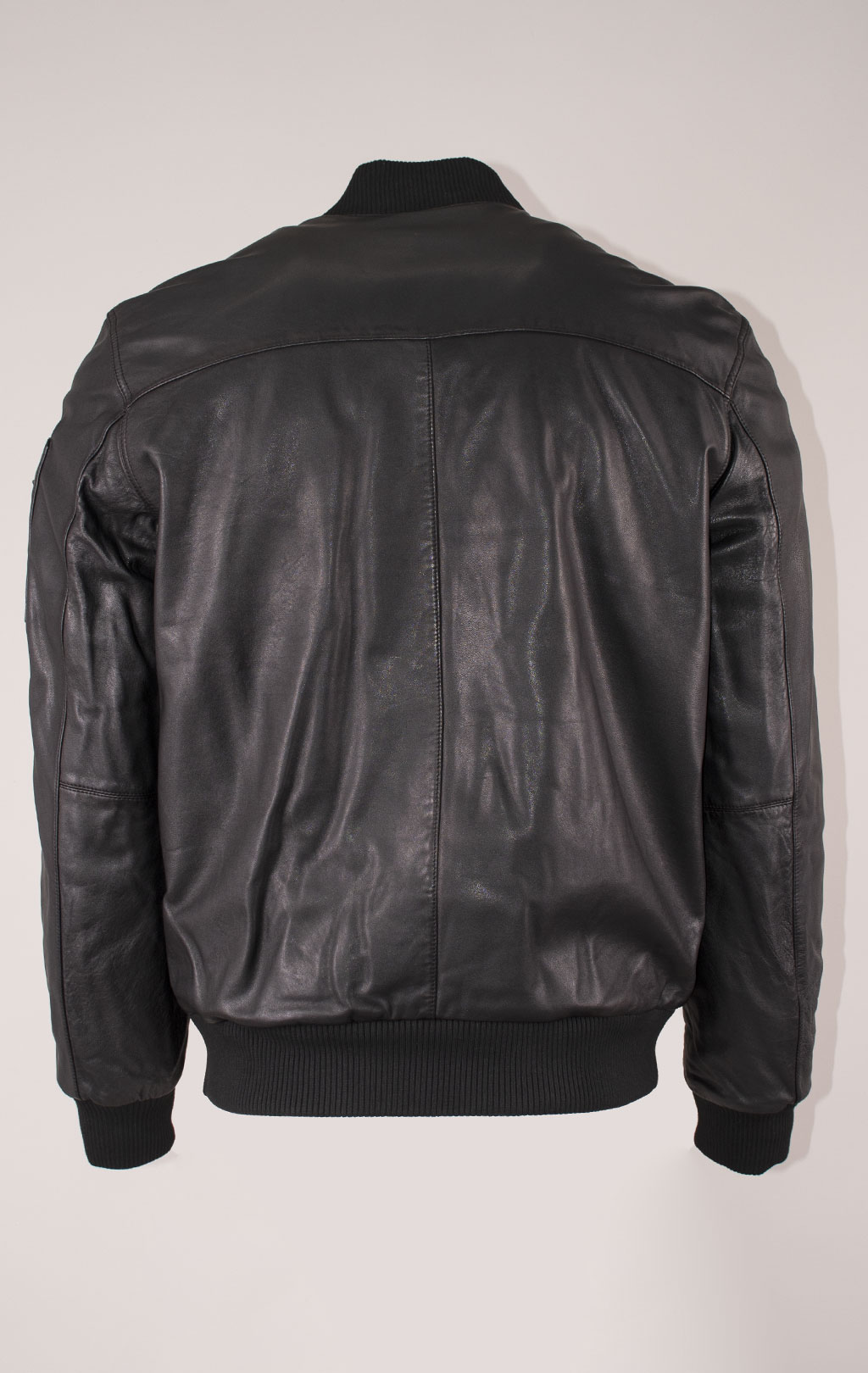 Куртка-бомбер AERONAUTICA MILITARE кожа FW 24/25/IN nero (PN 951) 