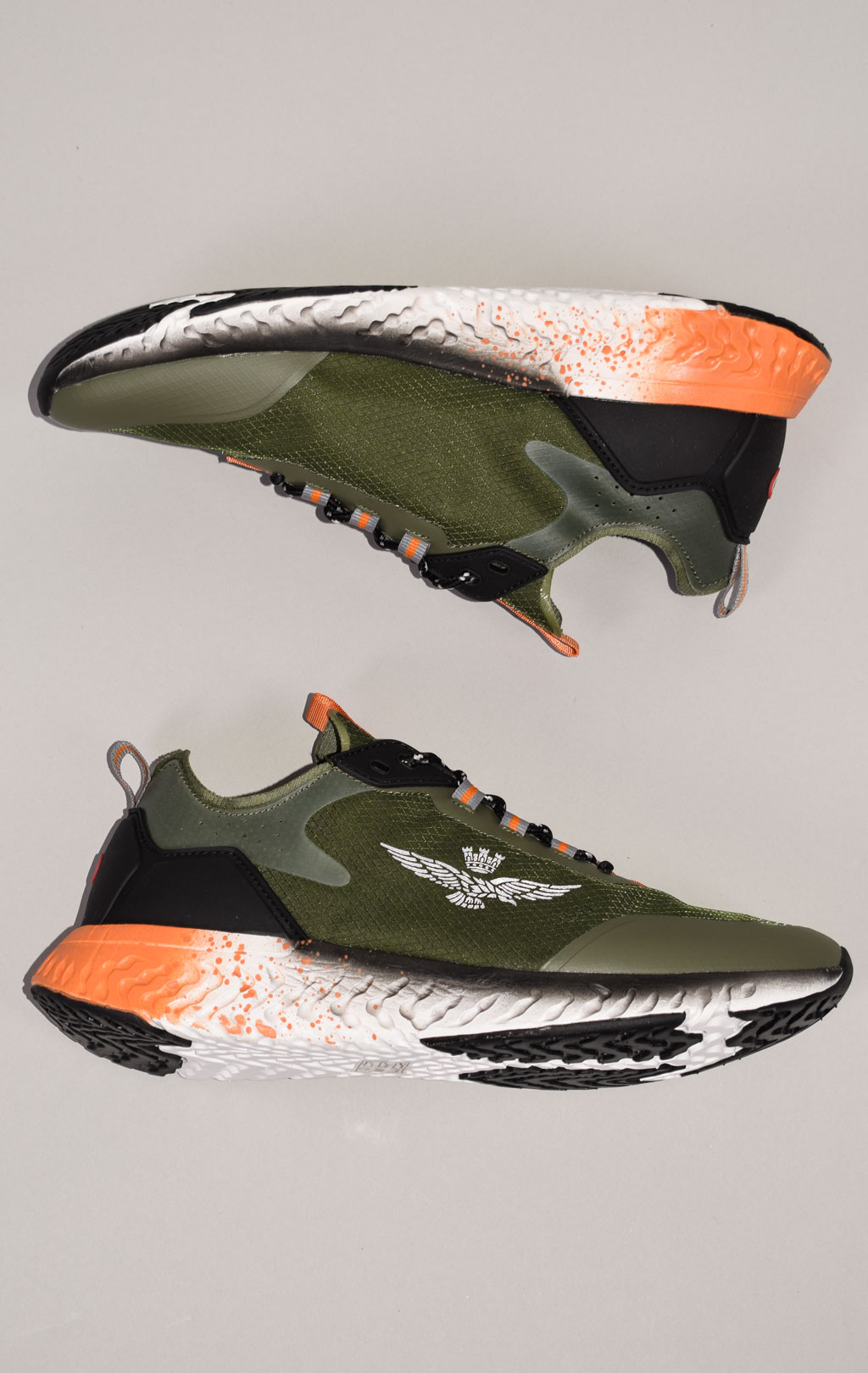 Кроссовки AERONAUTICA MILITARE SS 22 m/CN verde militare (SC 216)