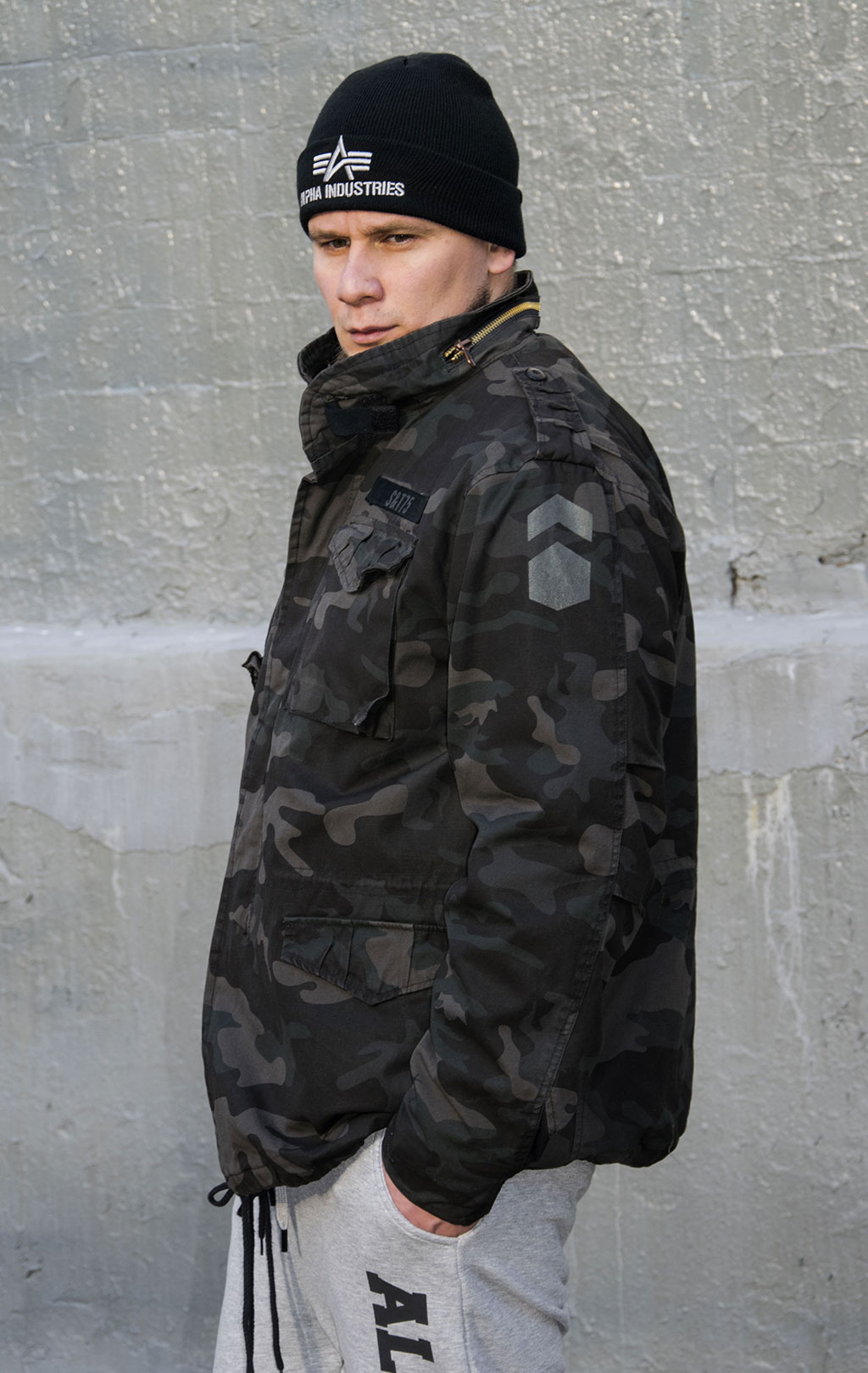 Куртка Surplus REGIMENT M-65 camo black 