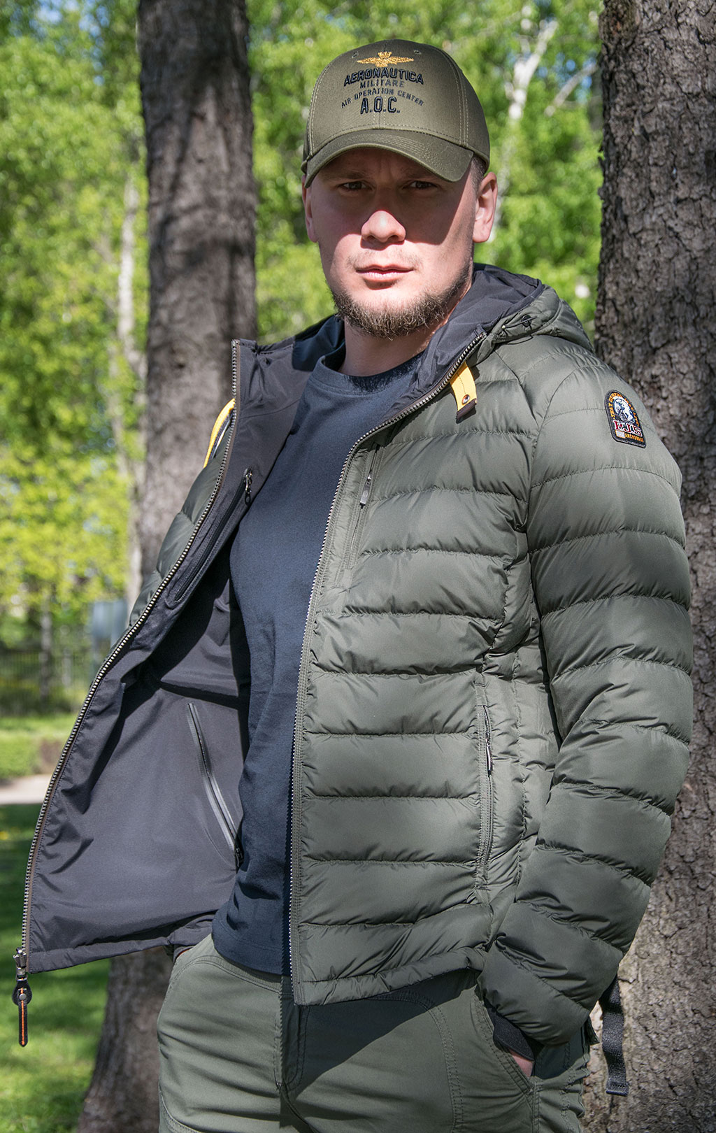 Куртка-пуховик PARAJUMPERS REVERSIBLE FW 19/20 sycamore 