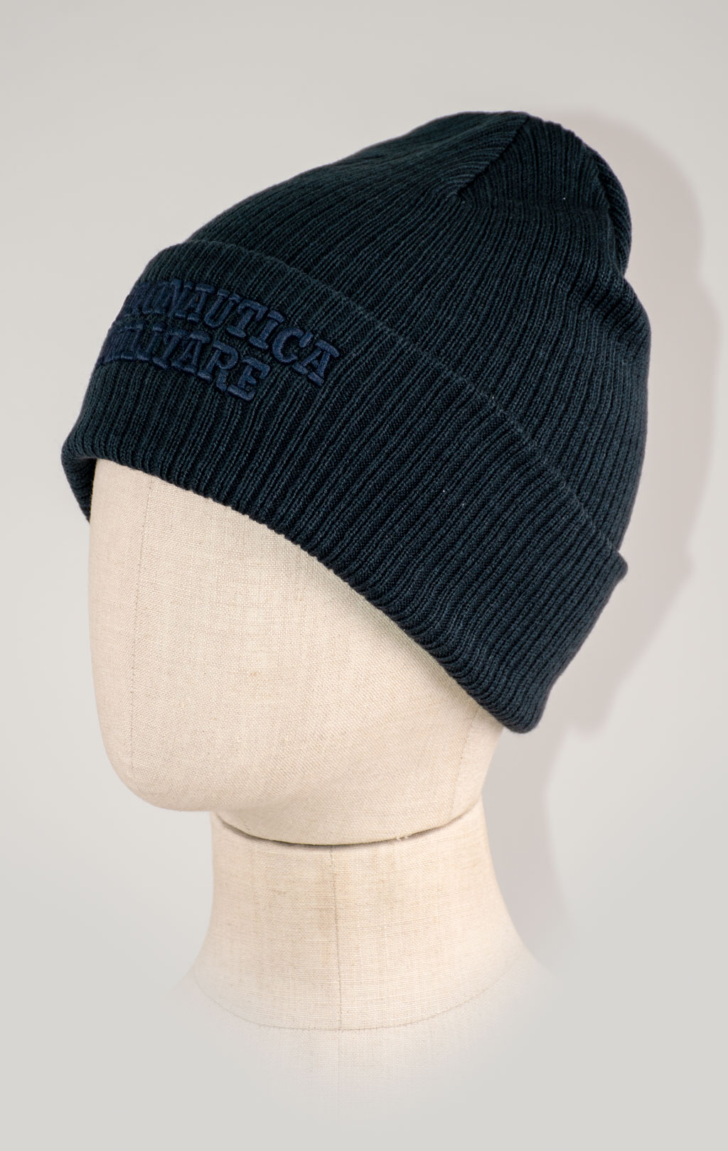 Шапка вязаная AERONAUTICA MILITARE FW 25/26/CN blue navy (CU 0043) 