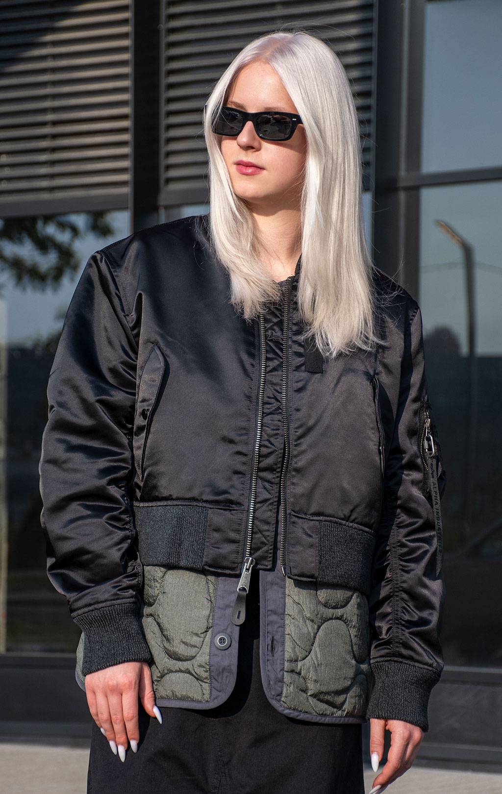 Женская куртка ALPHA INDUSTRIES MA-1 LINER FW 24/25 black 